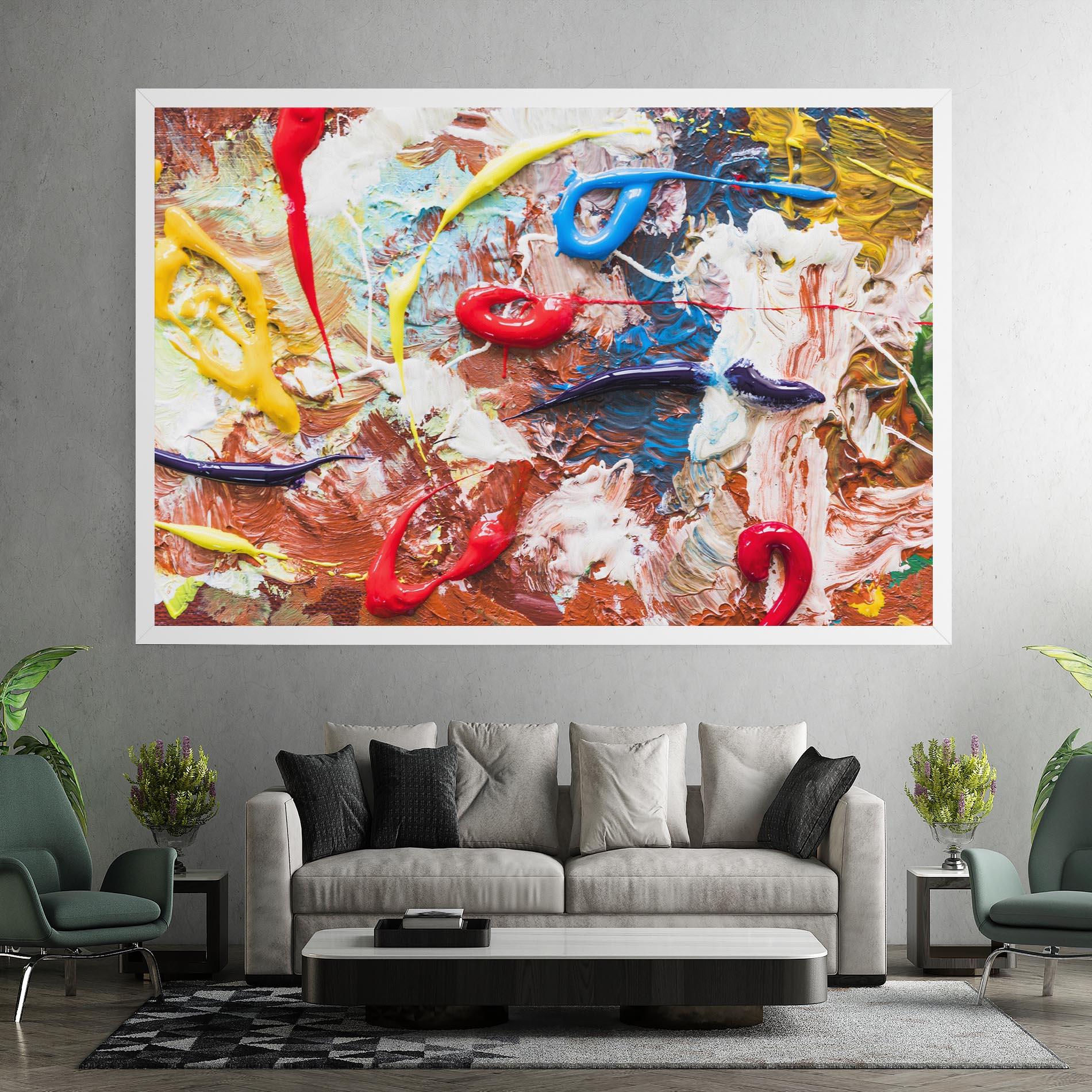 Tablou Canvas Paint Color mockup 7