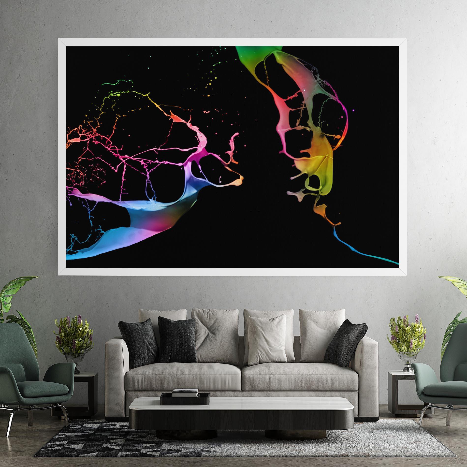 Tablou Canvas Paint Splashes mockup 7