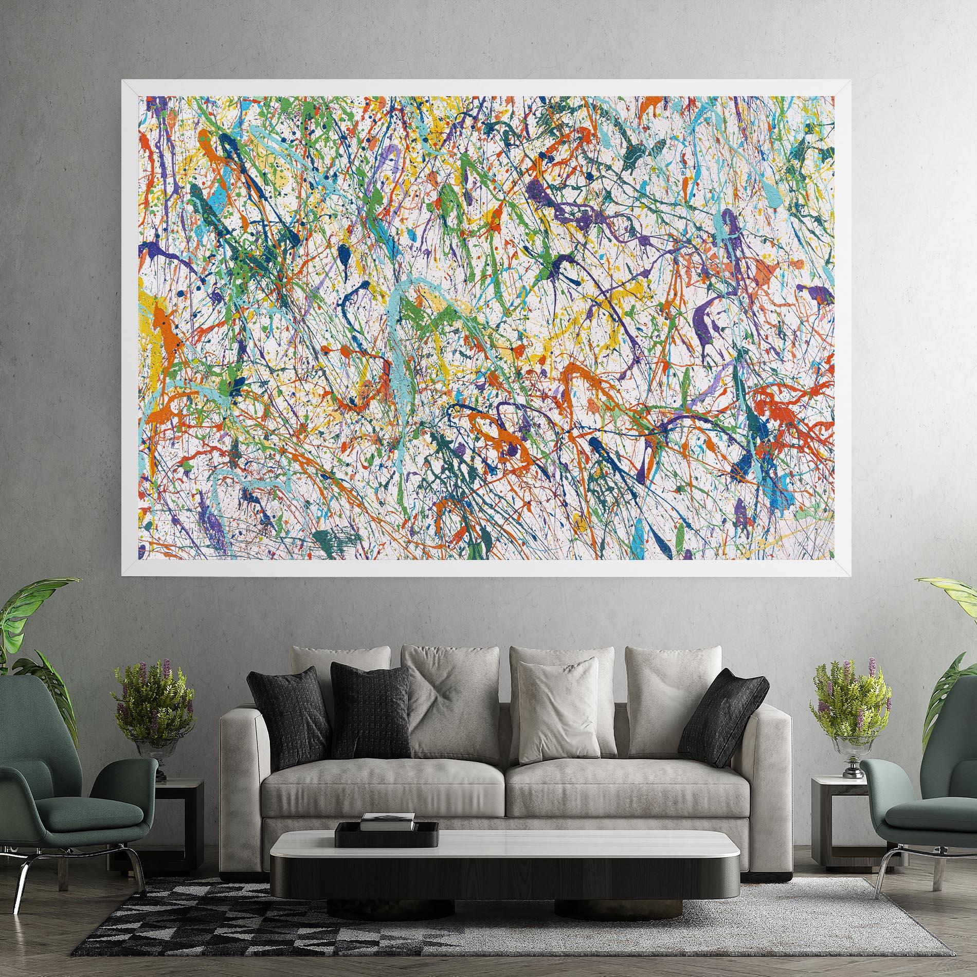 Tablou Canvas Paint Texture mockup 7