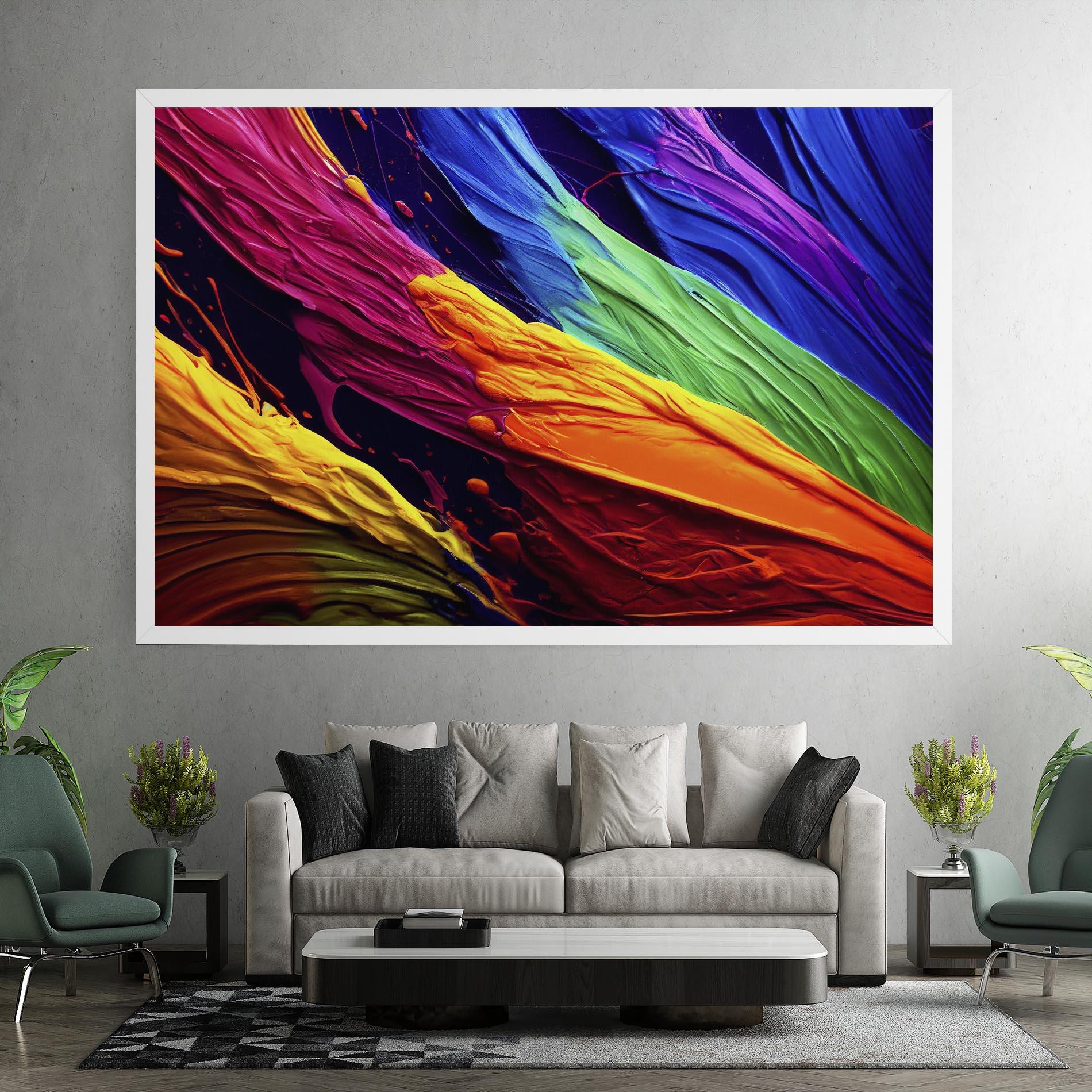 Tablou Canvas Powder Explosion mockup 7