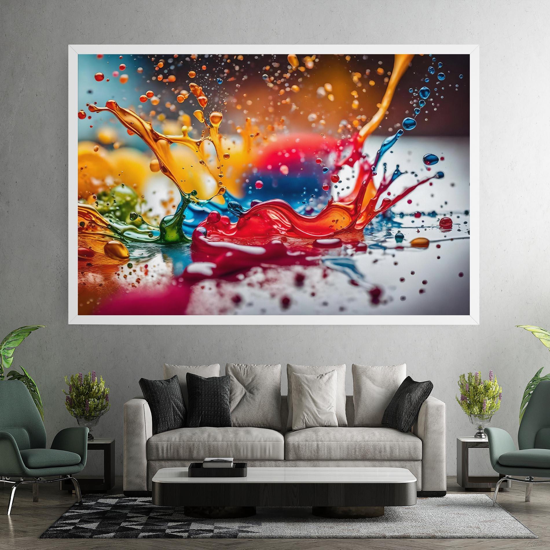 Tablou Canvas Water Color Splash mockup 7