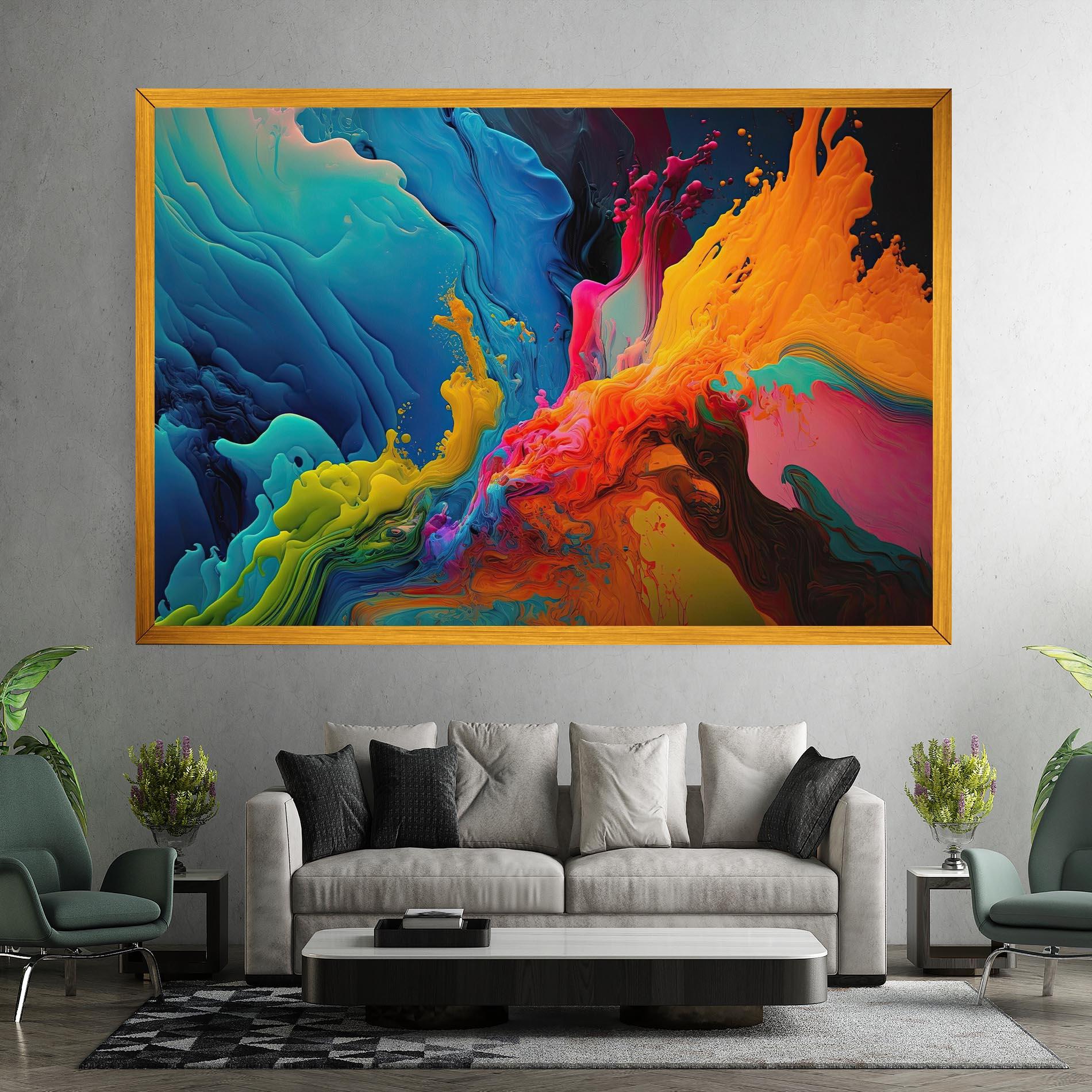 Tablou Canvas Color Floating mockup 7