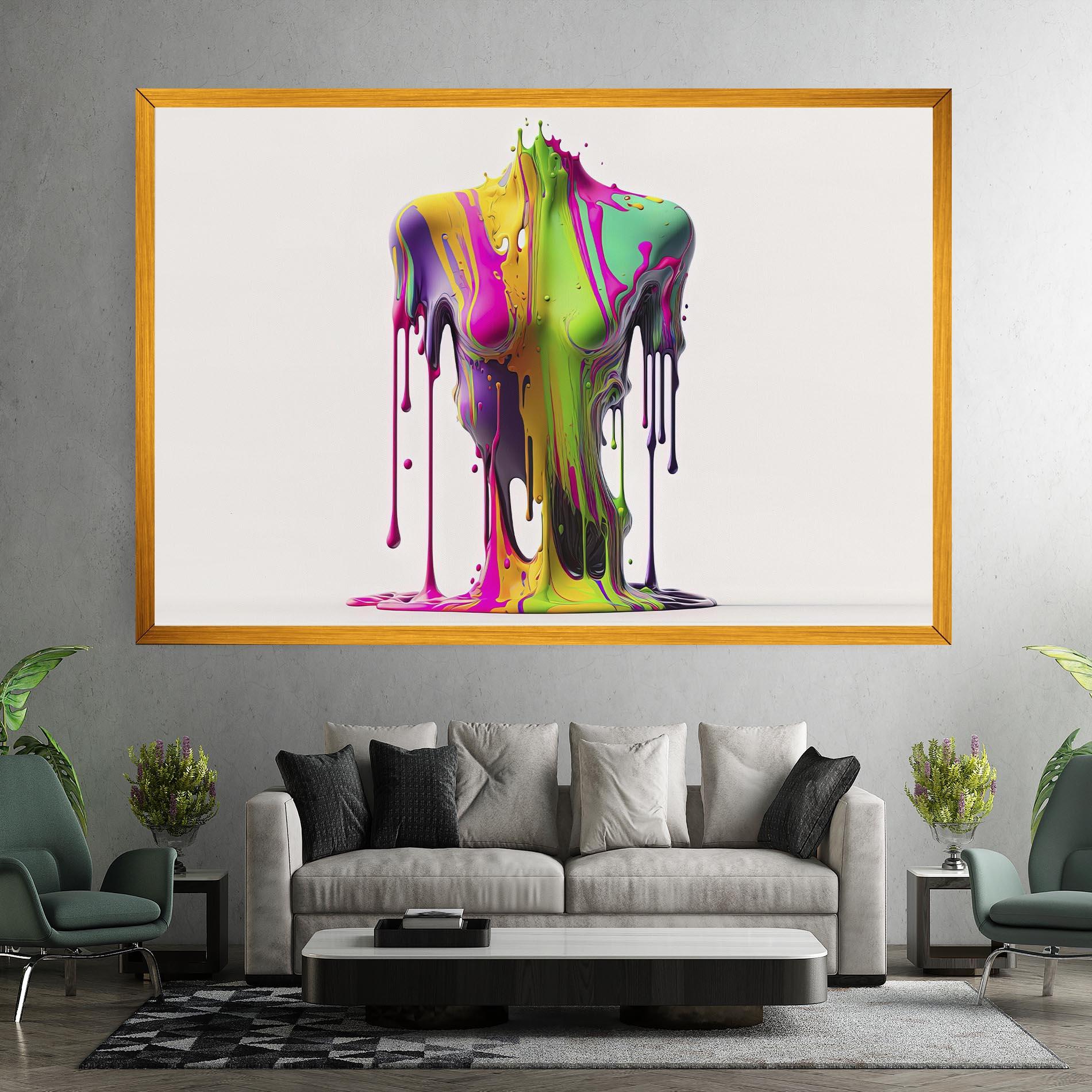 Tablou Canvas Colorful Body mockup 7