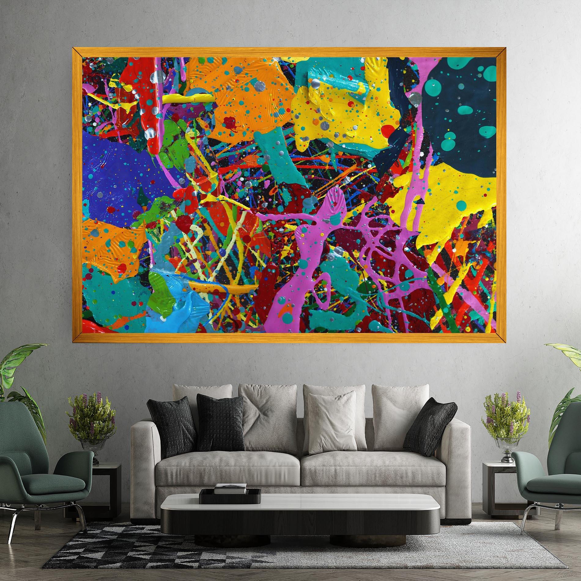 Tablou Canvas Dark Panorama mockup 7