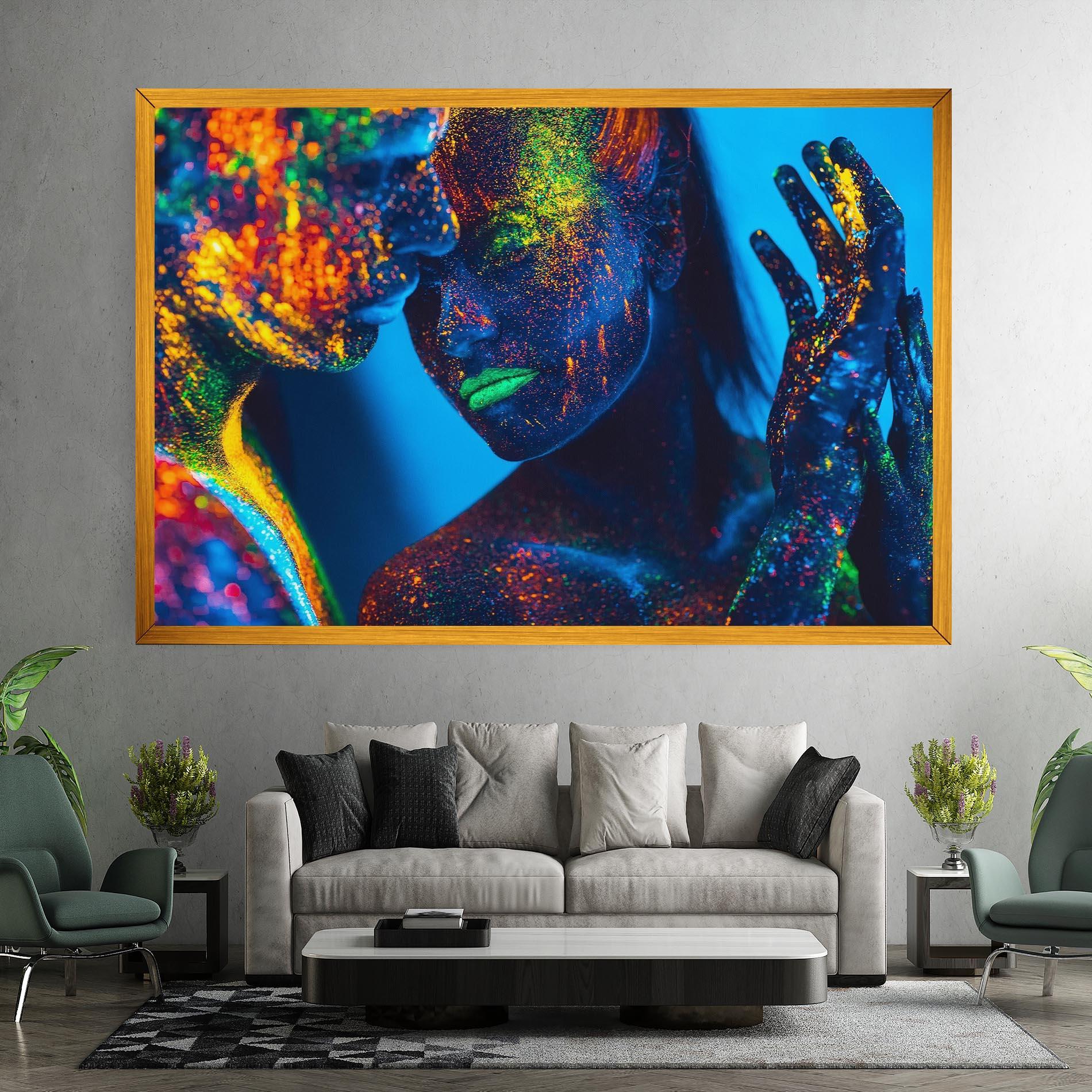 Tablou Canvas Fluorescent Couple mockup 7