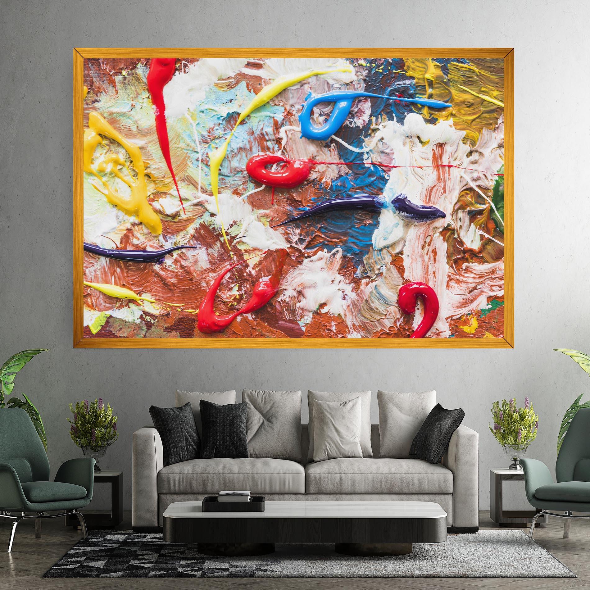 Tablou Canvas Paint Color mockup 7