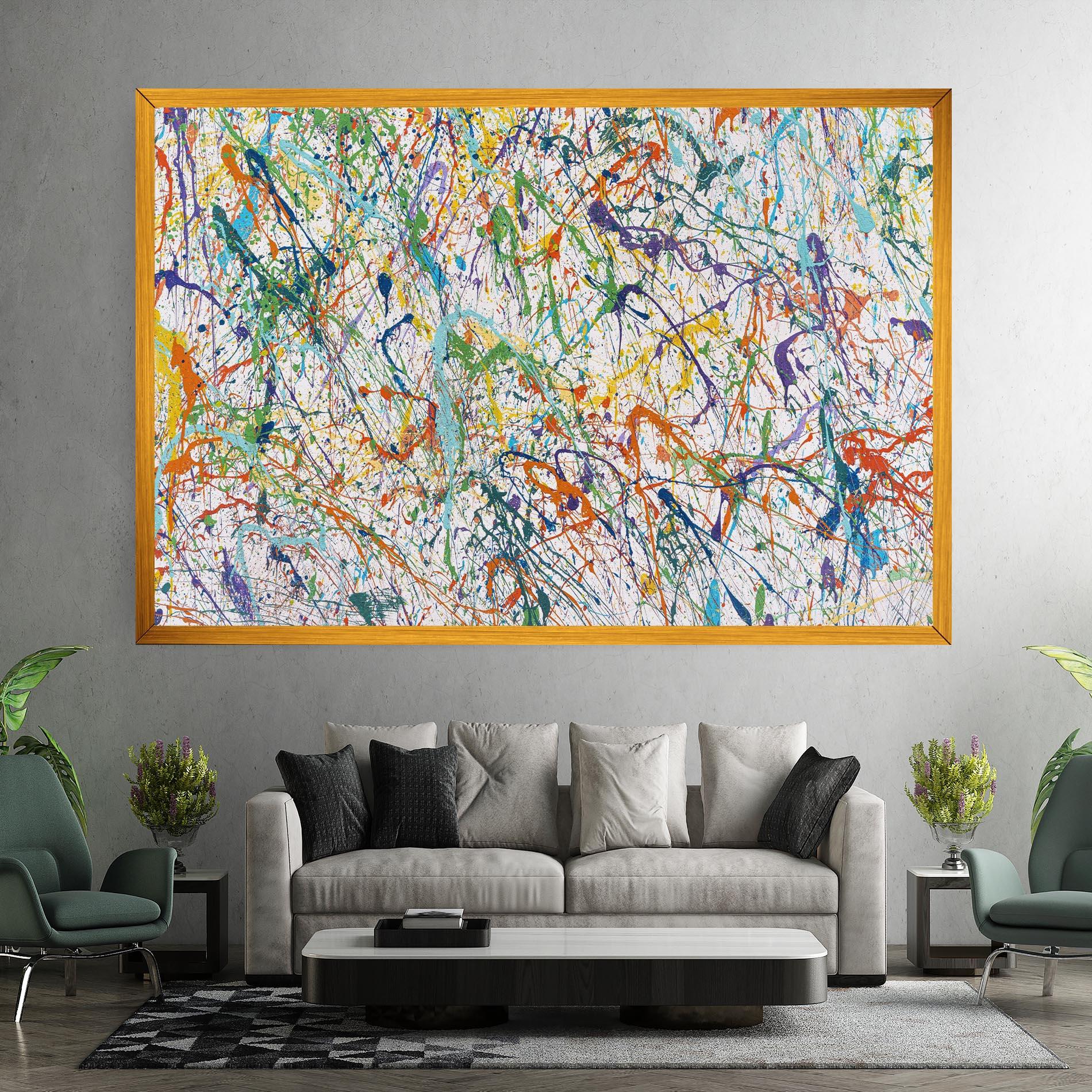 Tablou Canvas Paint Texture mockup 7