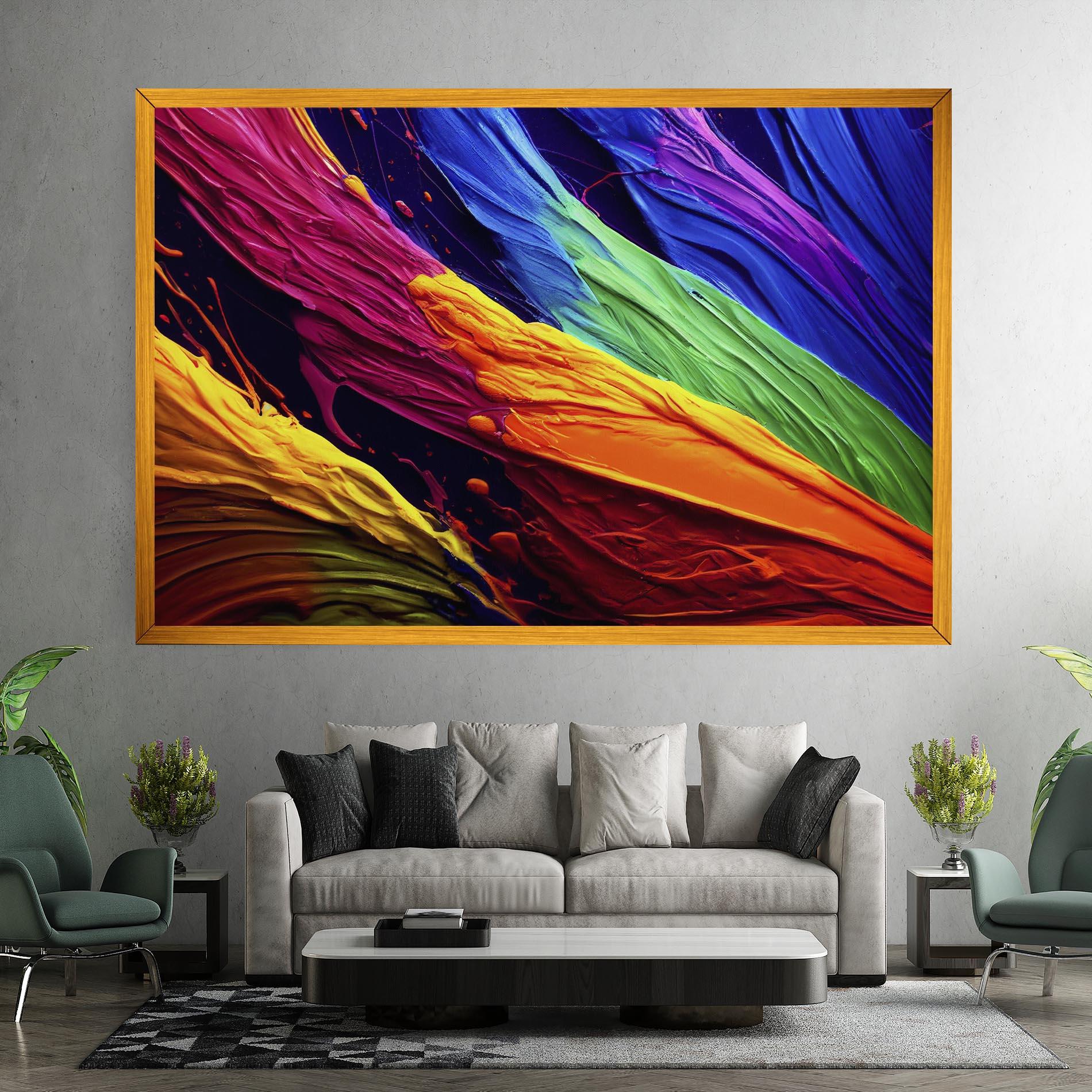 Tablou Canvas Powder Explosion mockup 7