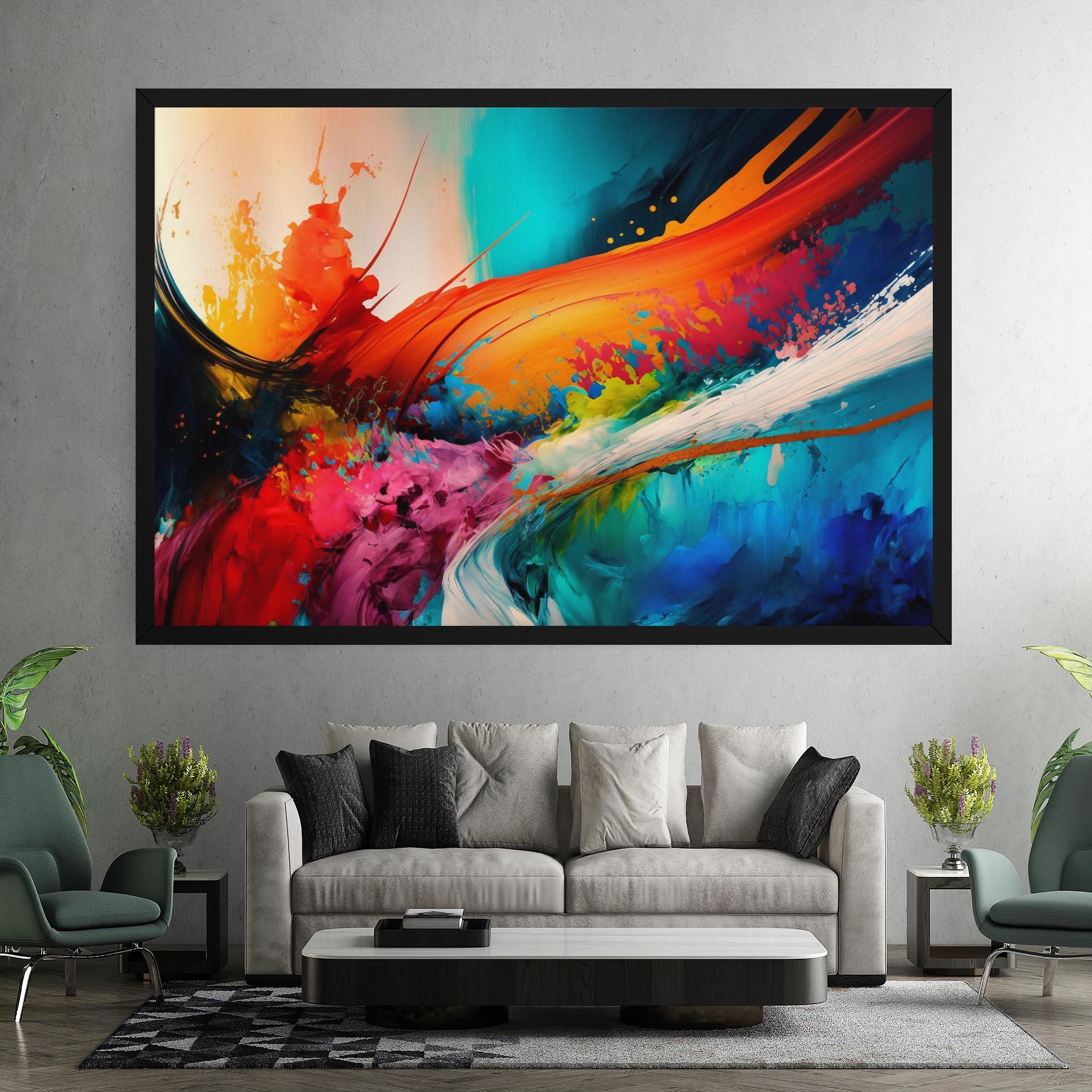 Tablou Canvas Art Brush Strokes mockup 7