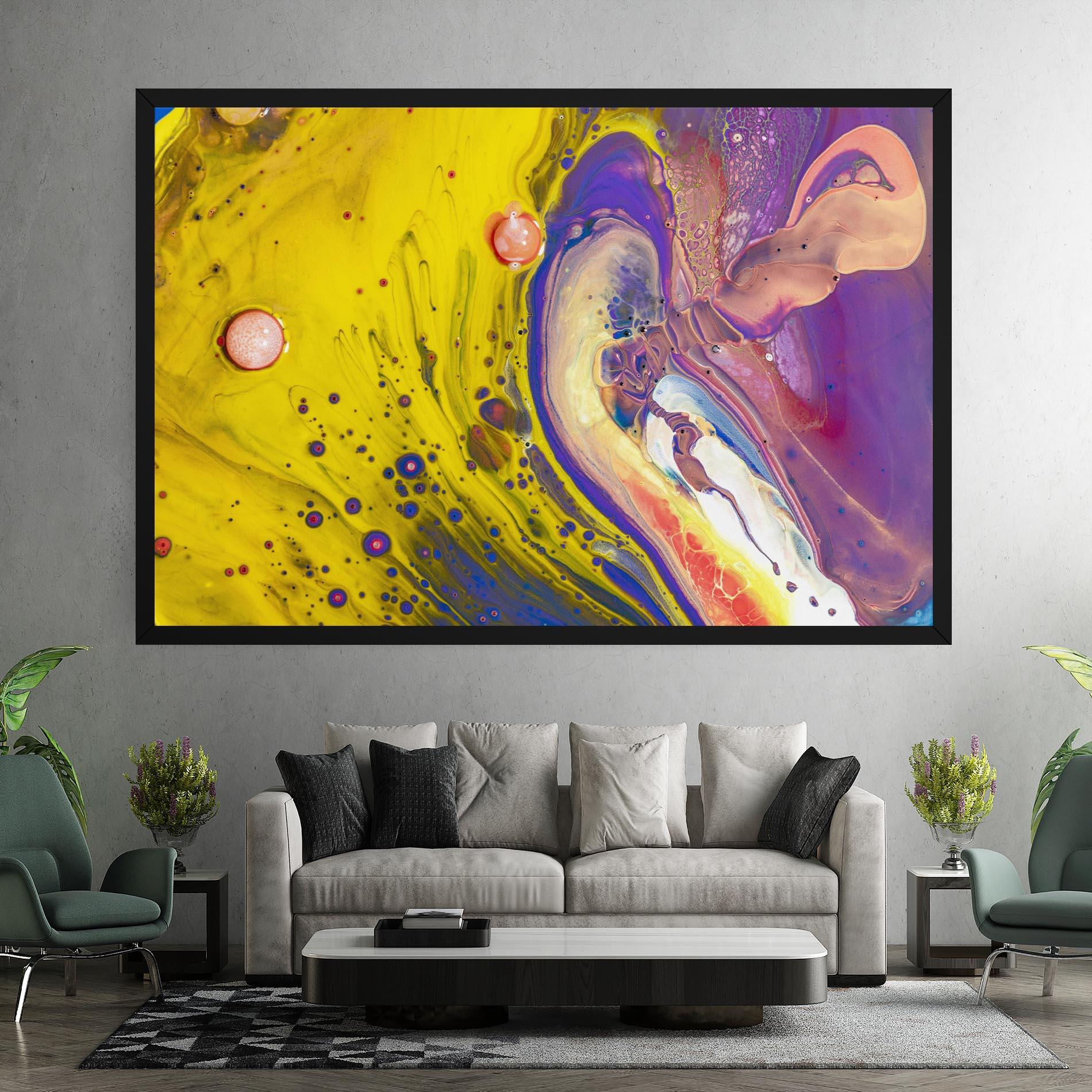 Tablou Canvas Colorful Liquid Marble mockup 7