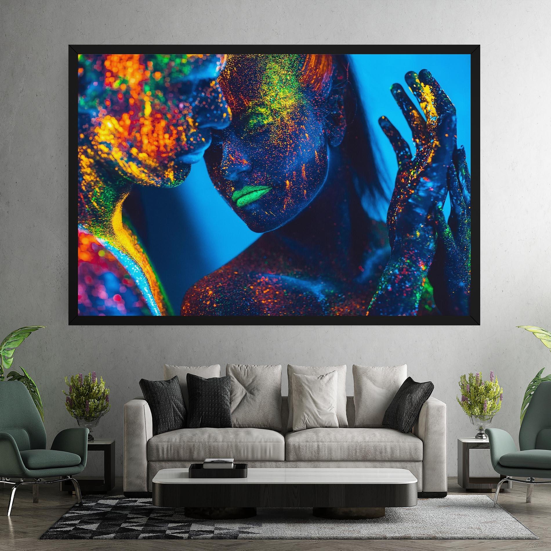 Tablou Canvas Fluorescent Couple mockup 7