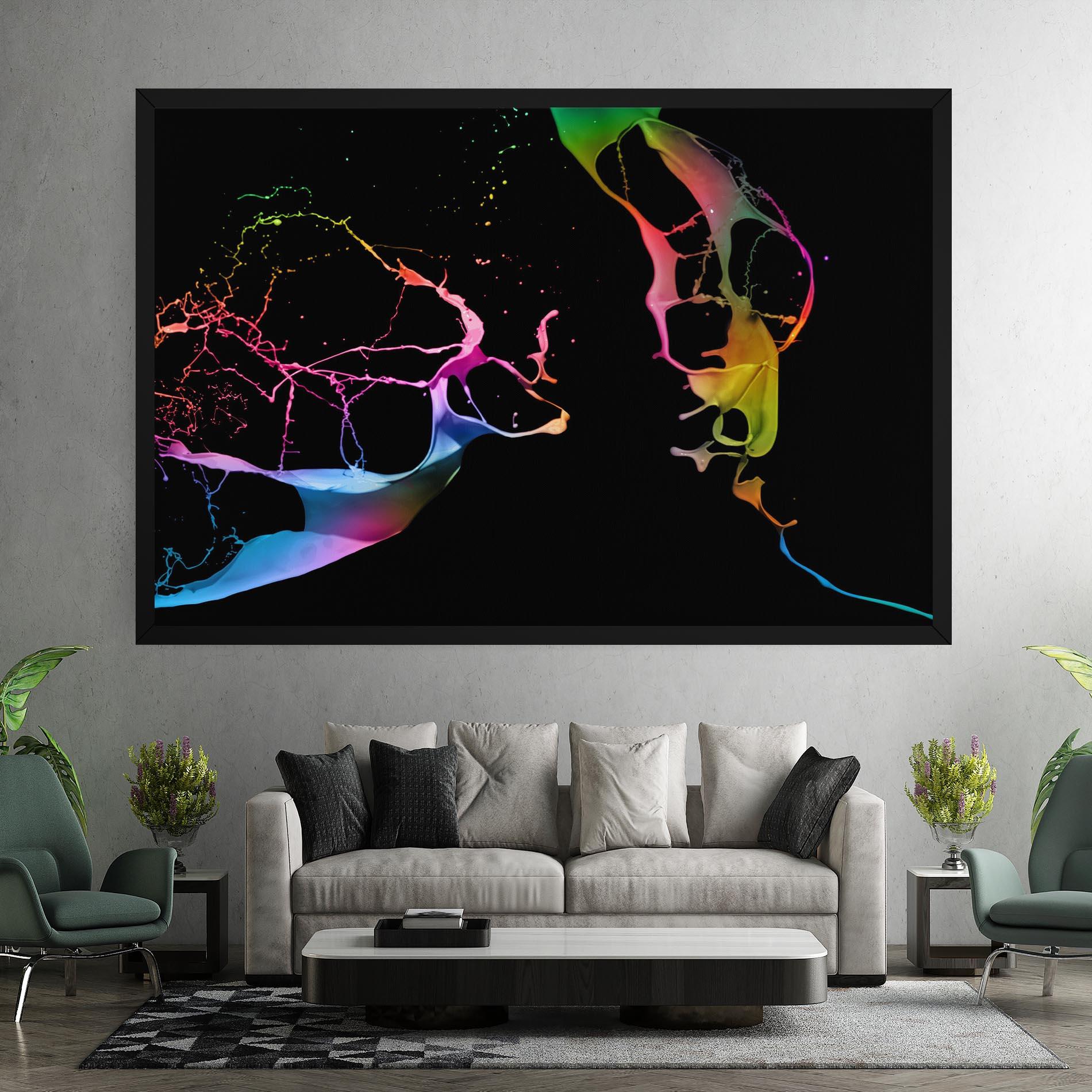 Tablou Canvas Paint Splashes mockup 7