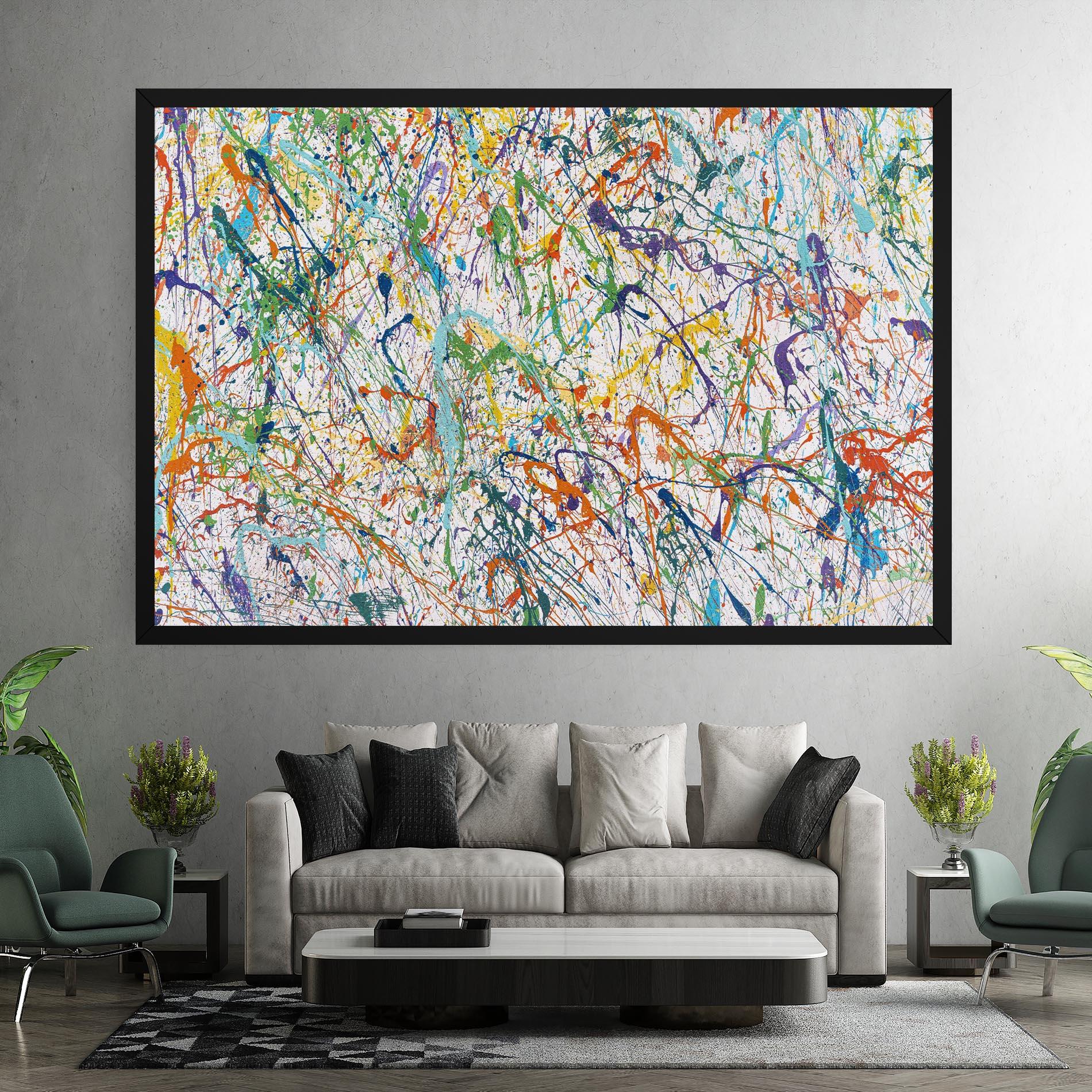 Tablou Canvas Paint Texture mockup 7