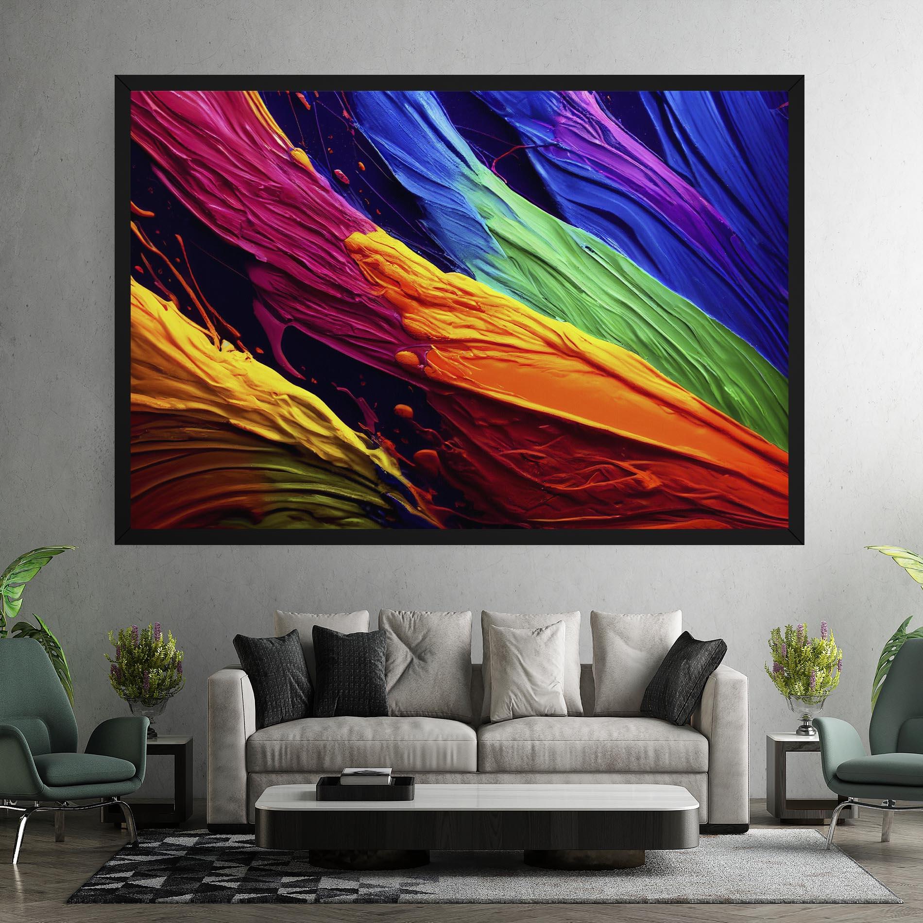 Tablou Canvas Powder Explosion mockup 7