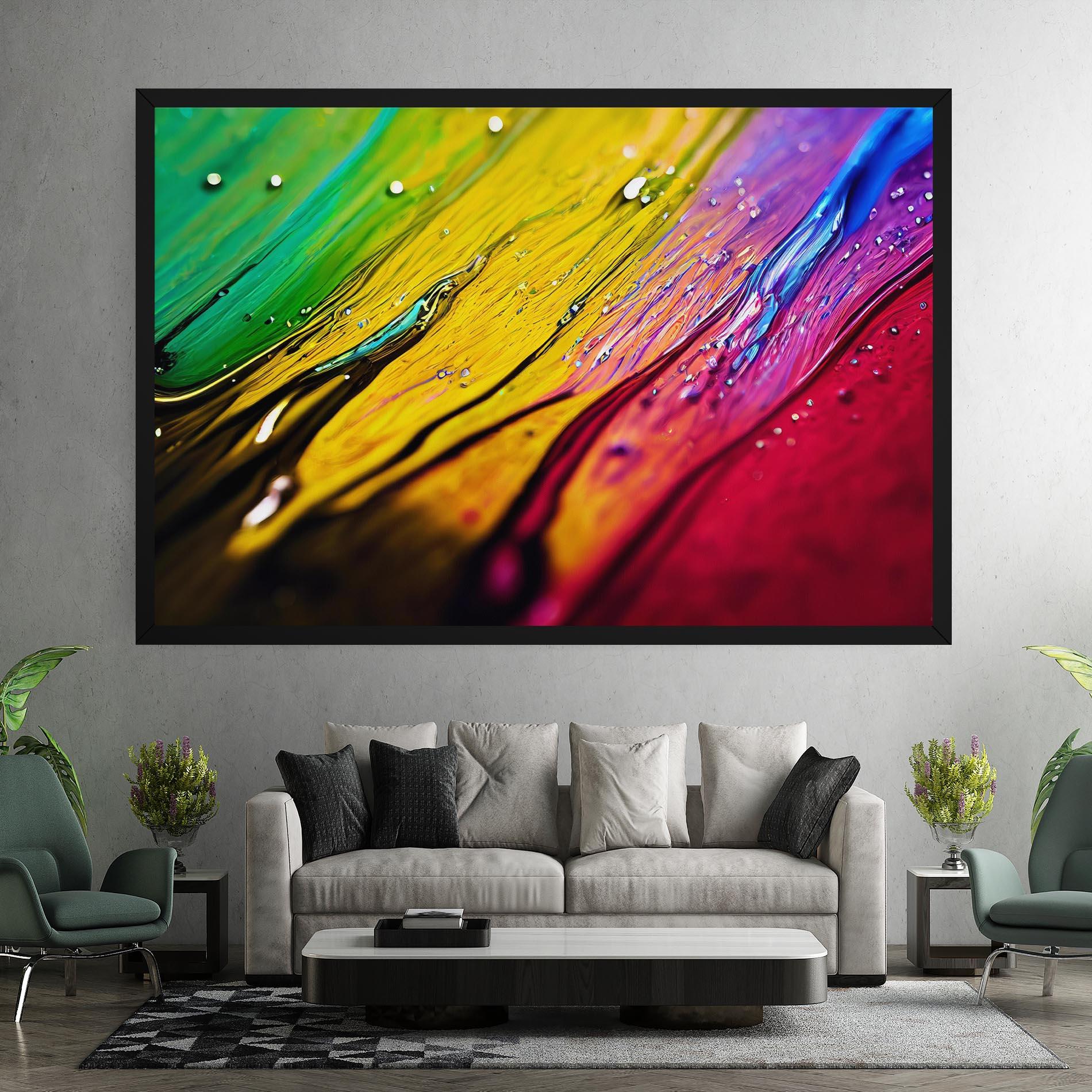 Tablou Canvas Yellow Green mockup 7