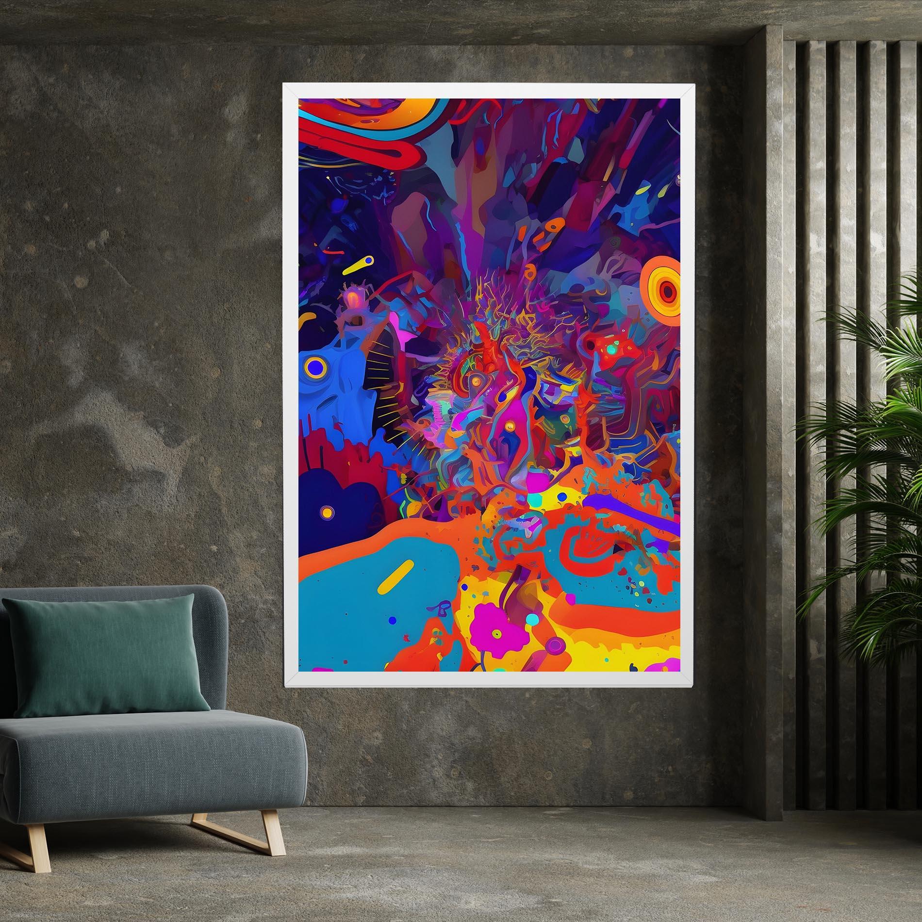 Tablou Canvas Abstract Color Work mockup 7