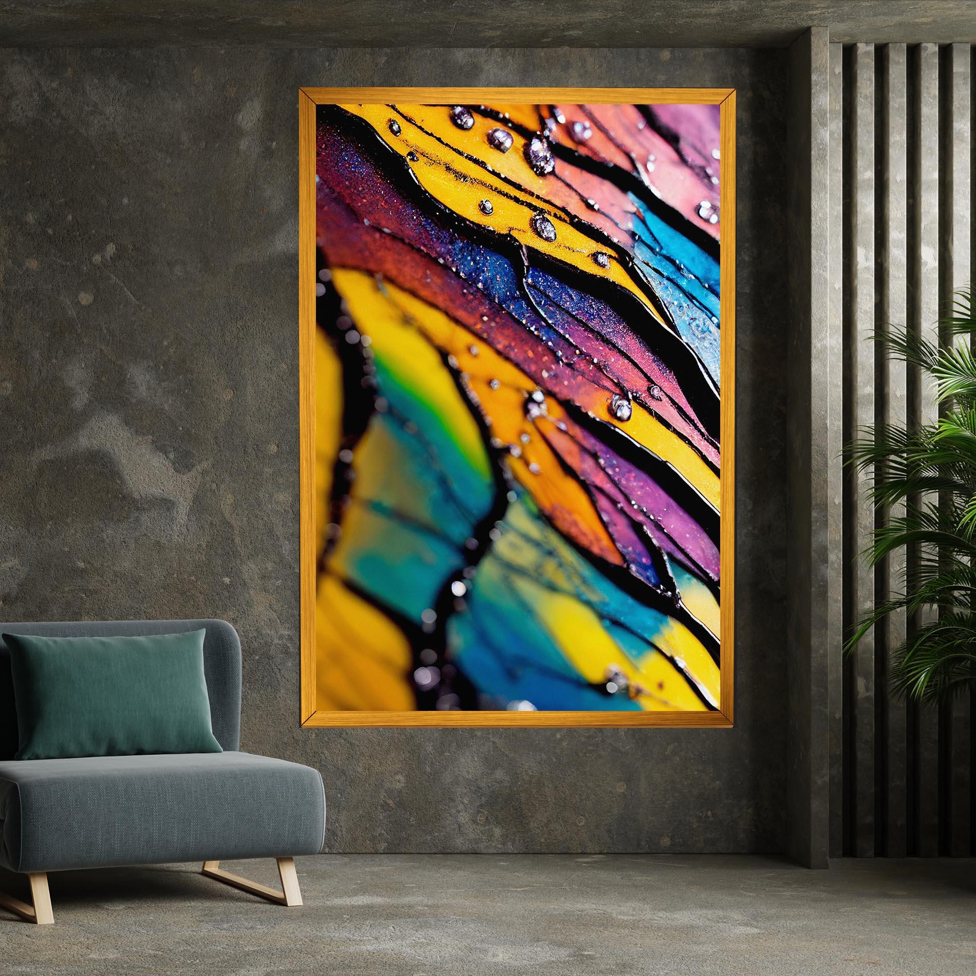 Tablou Canvas Beautiful Colorful Epoxy mockup 7