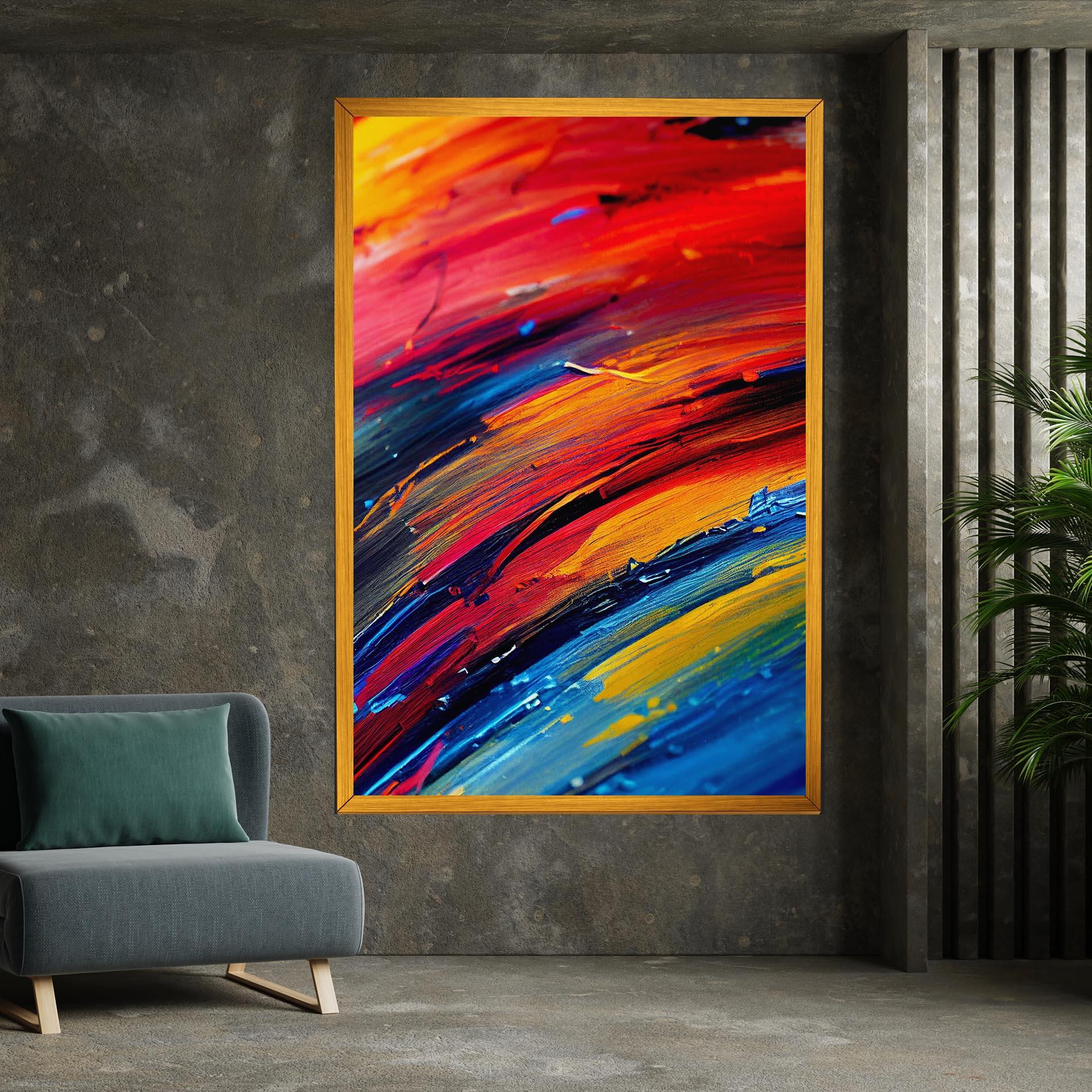 Tablou Canvas Horizontal Color Shot mockup 7