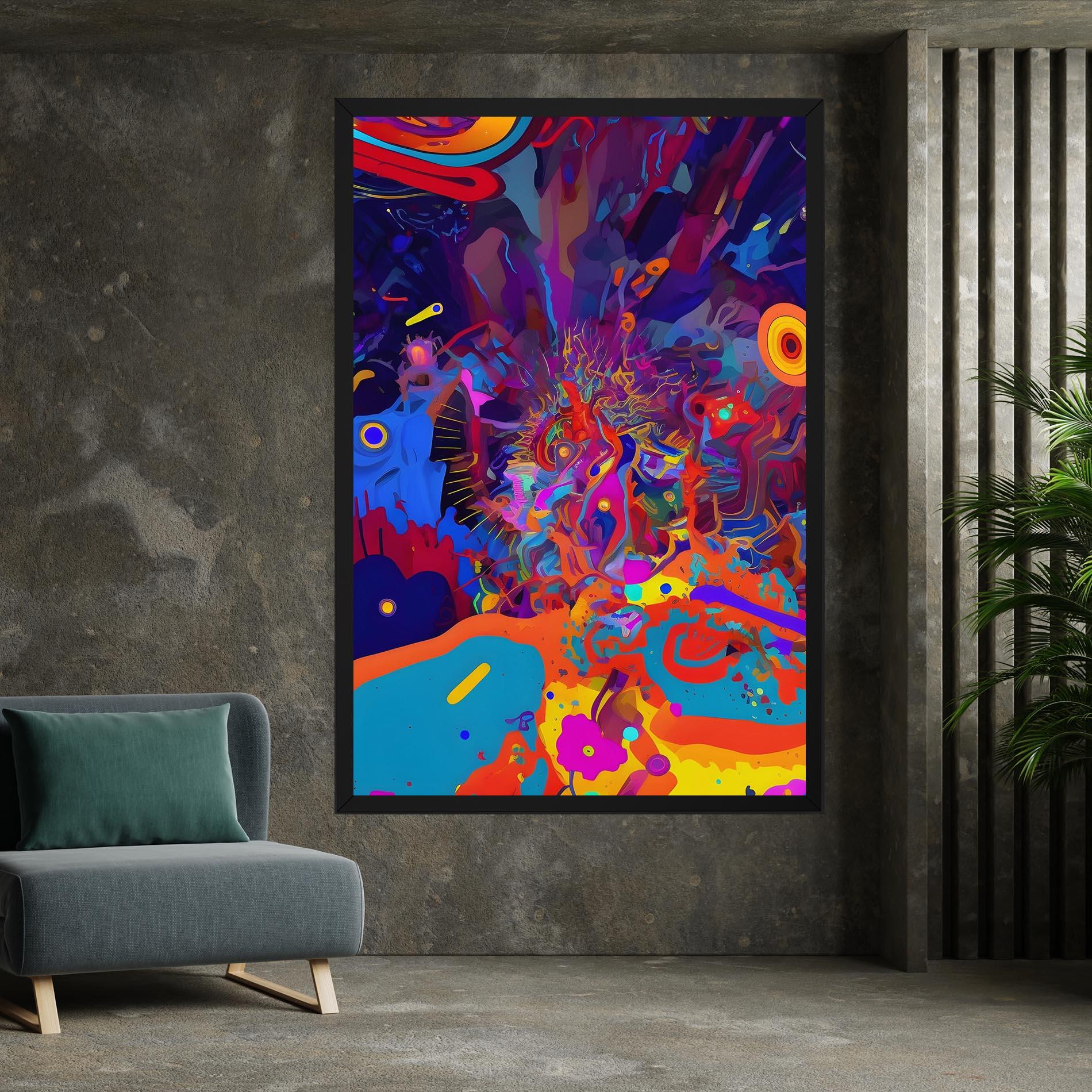 Tablou Canvas Abstract Color Work mockup 7