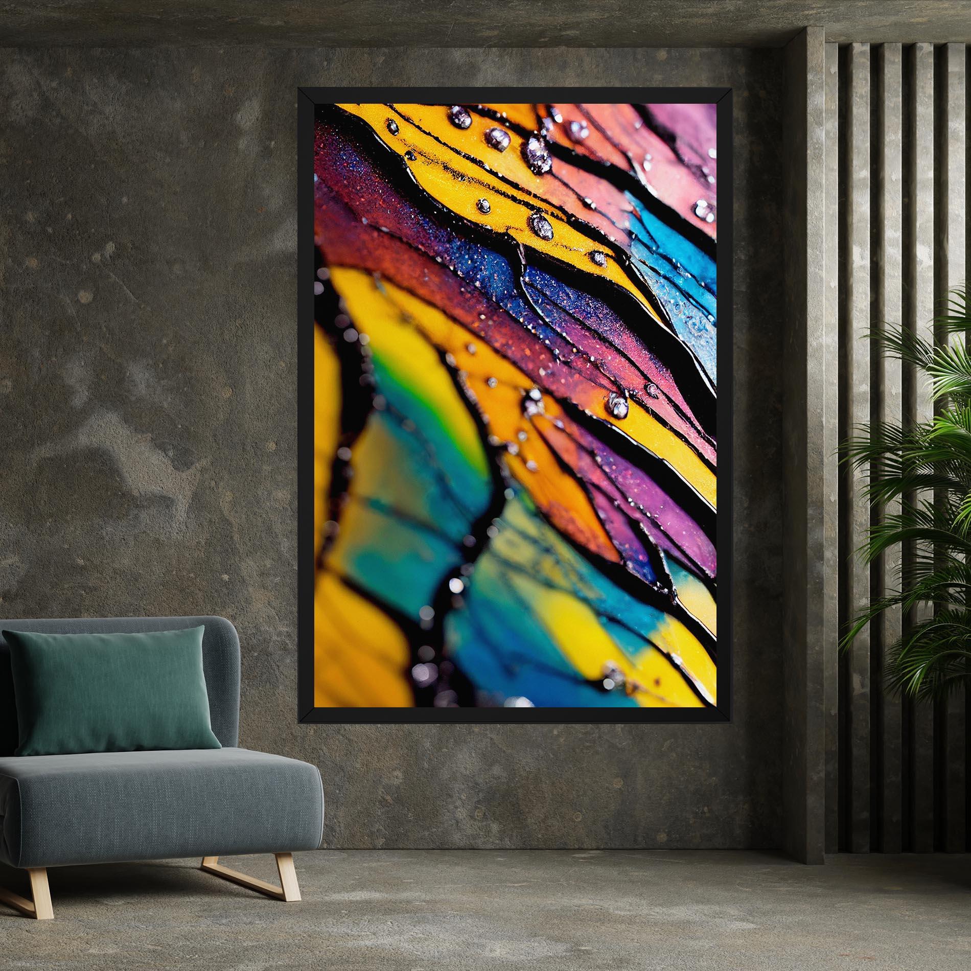 Tablou Canvas Beautiful Colorful Epoxy mockup 7