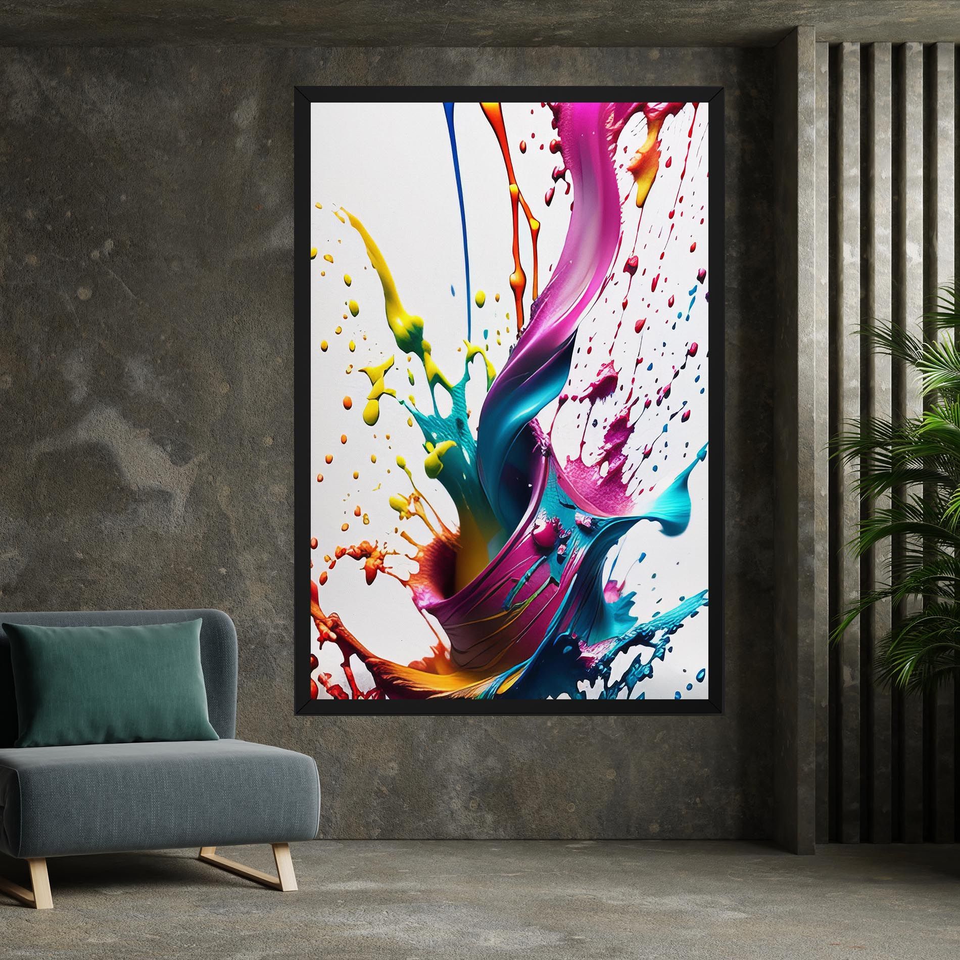 Purple Blue Splash mockup 7