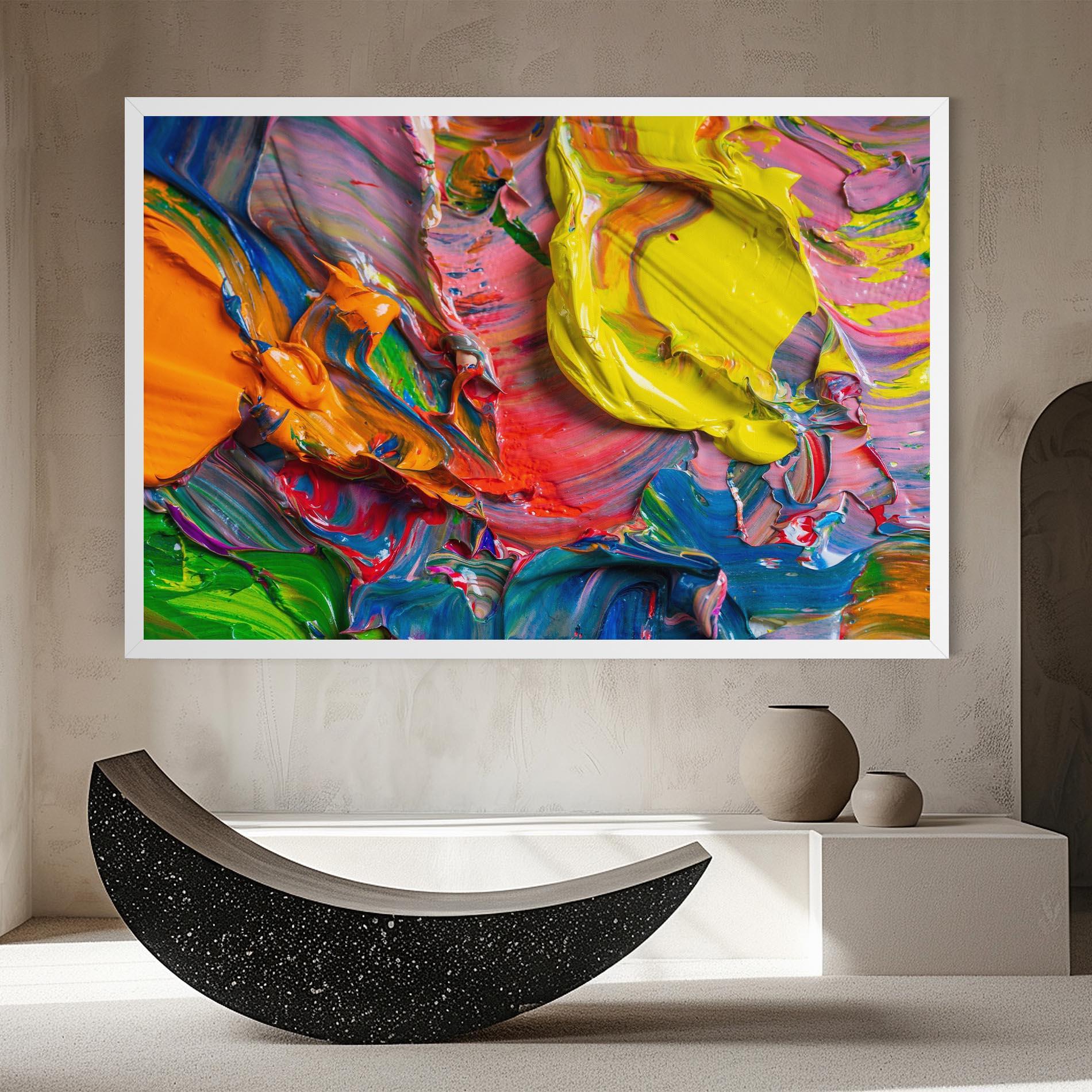 Tablou Canvas Bright Oil Colors mockup 8