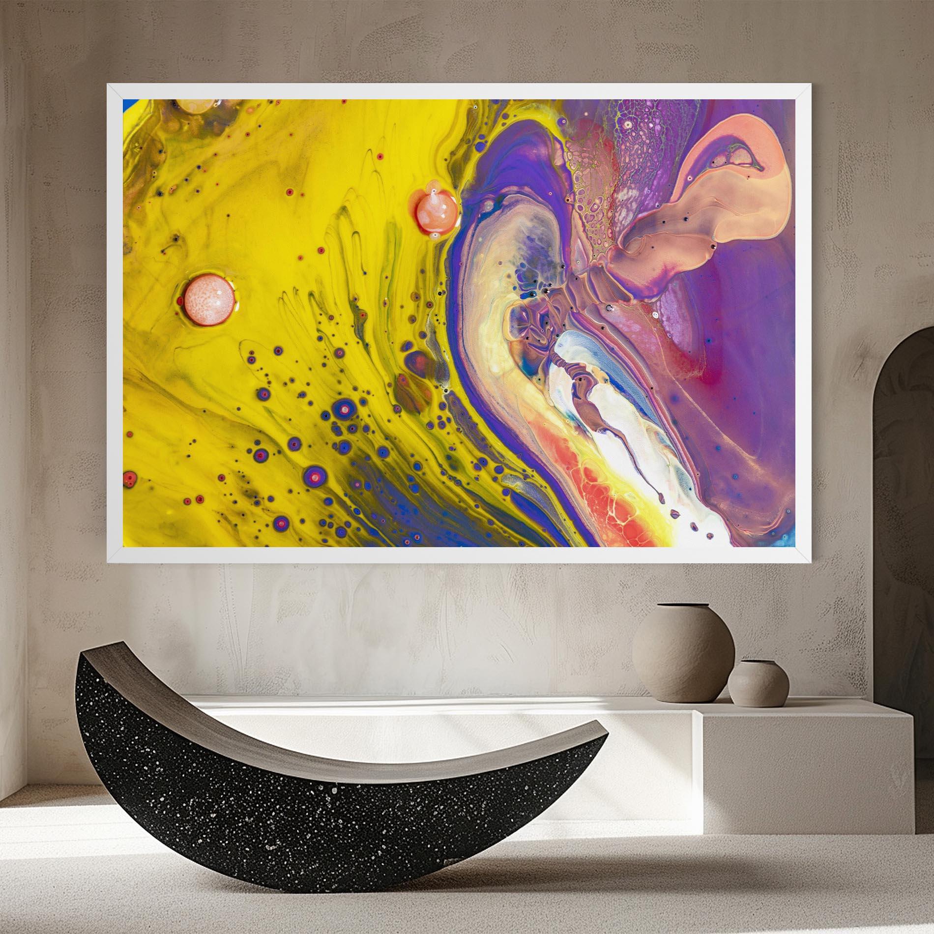 Tablou Canvas Colorful Liquid Marble mockup 8