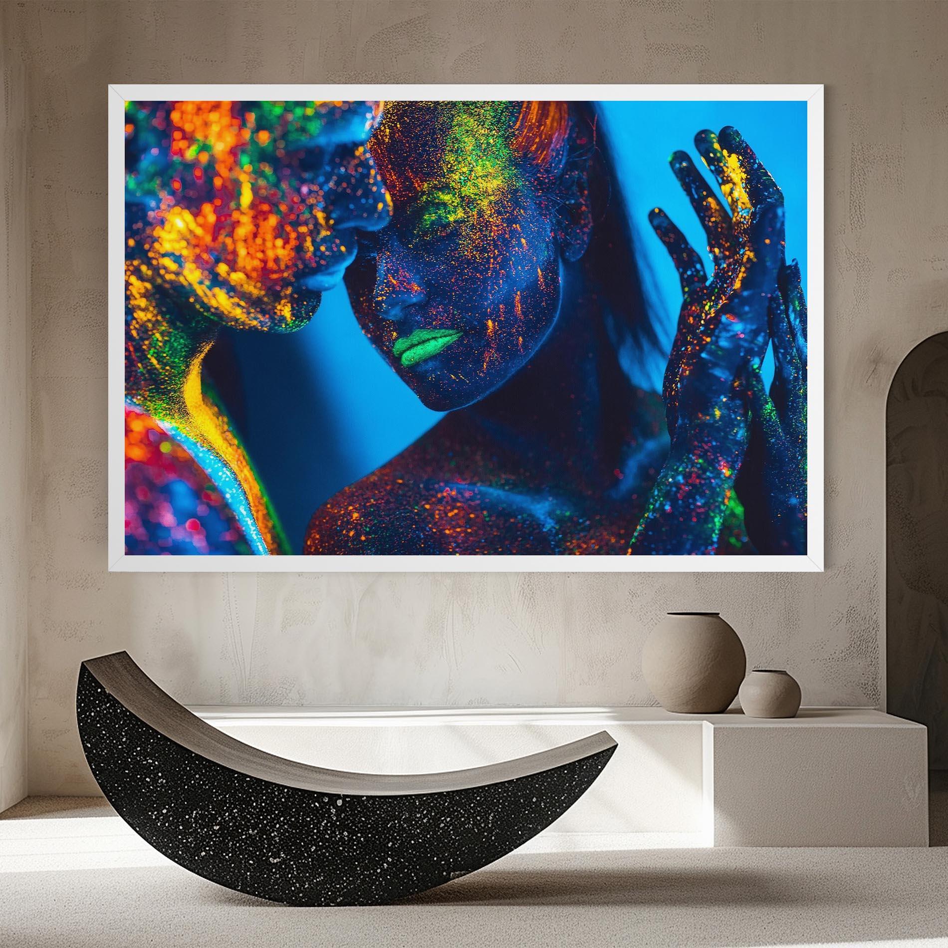 Tablou Canvas Fluorescent Couple mockup 8