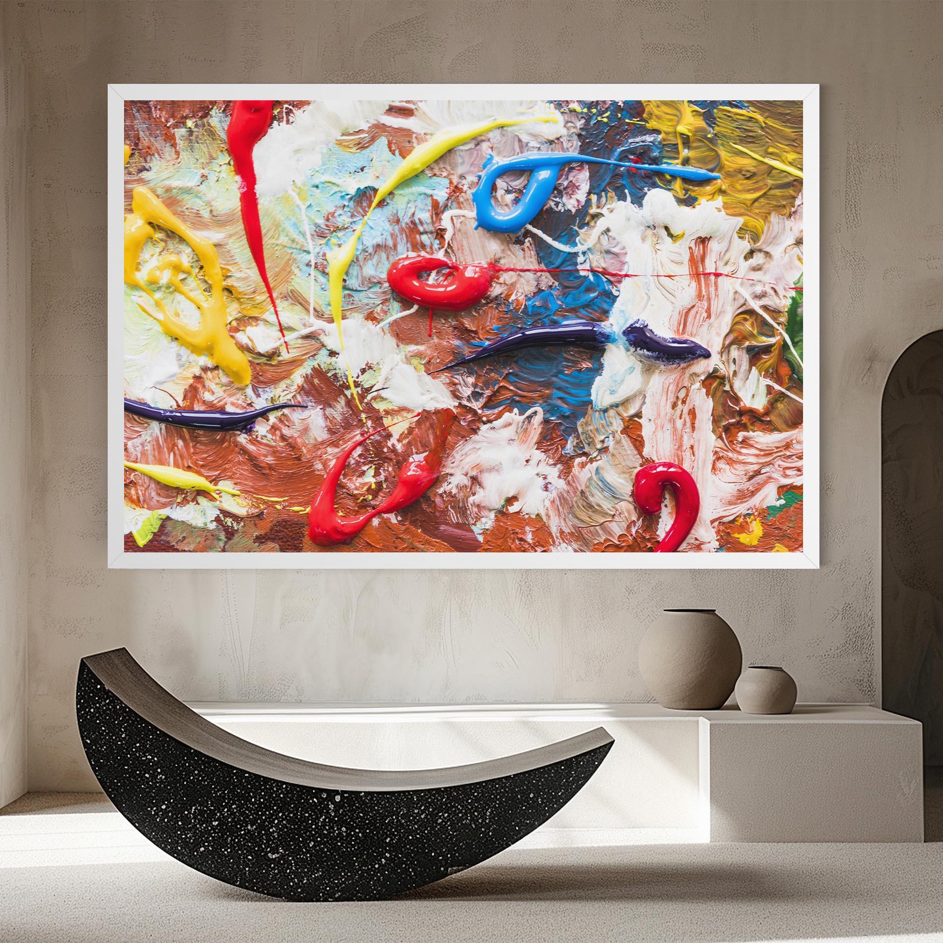 Tablou Canvas Paint Color mockup 8