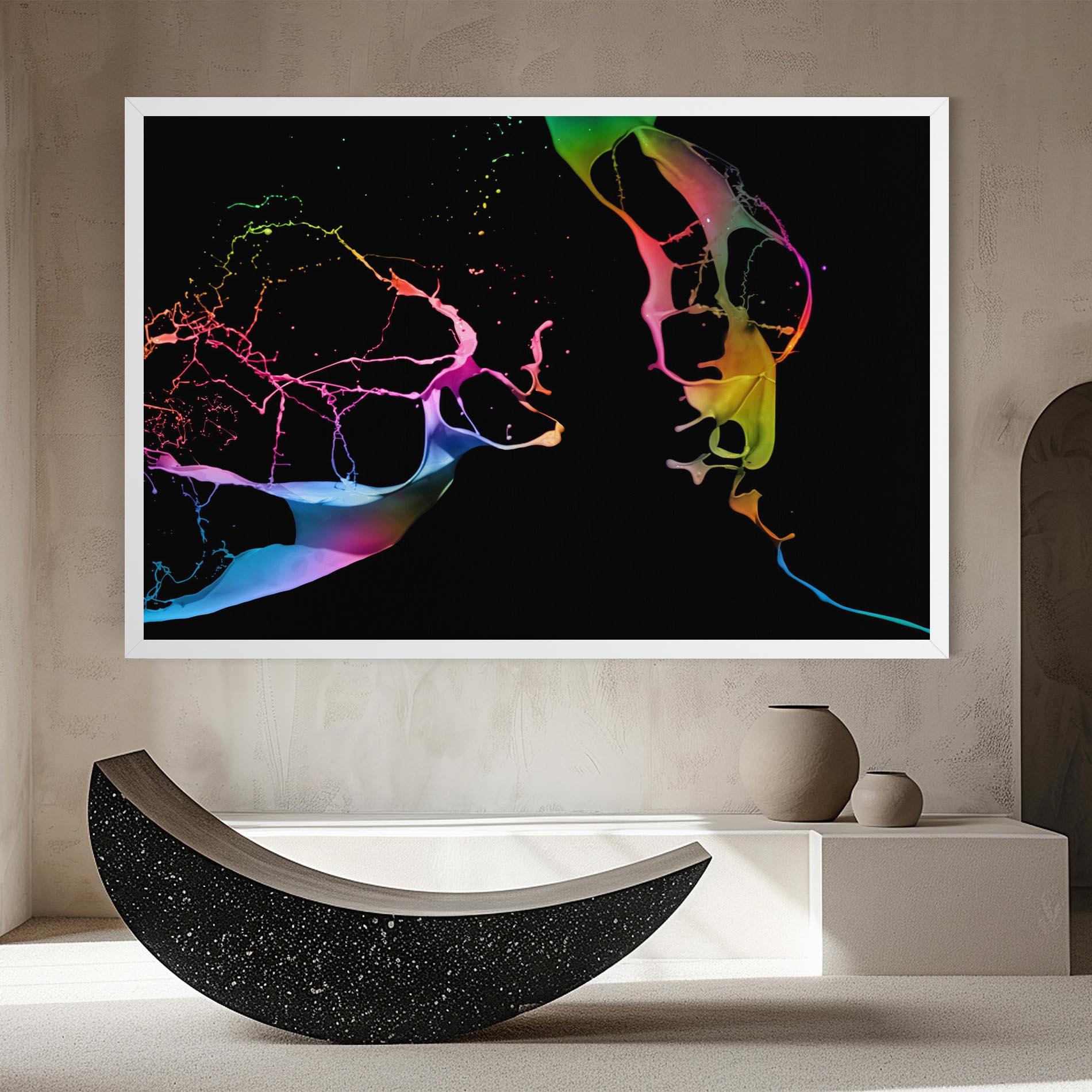 Tablou Canvas Paint Splashes mockup 8