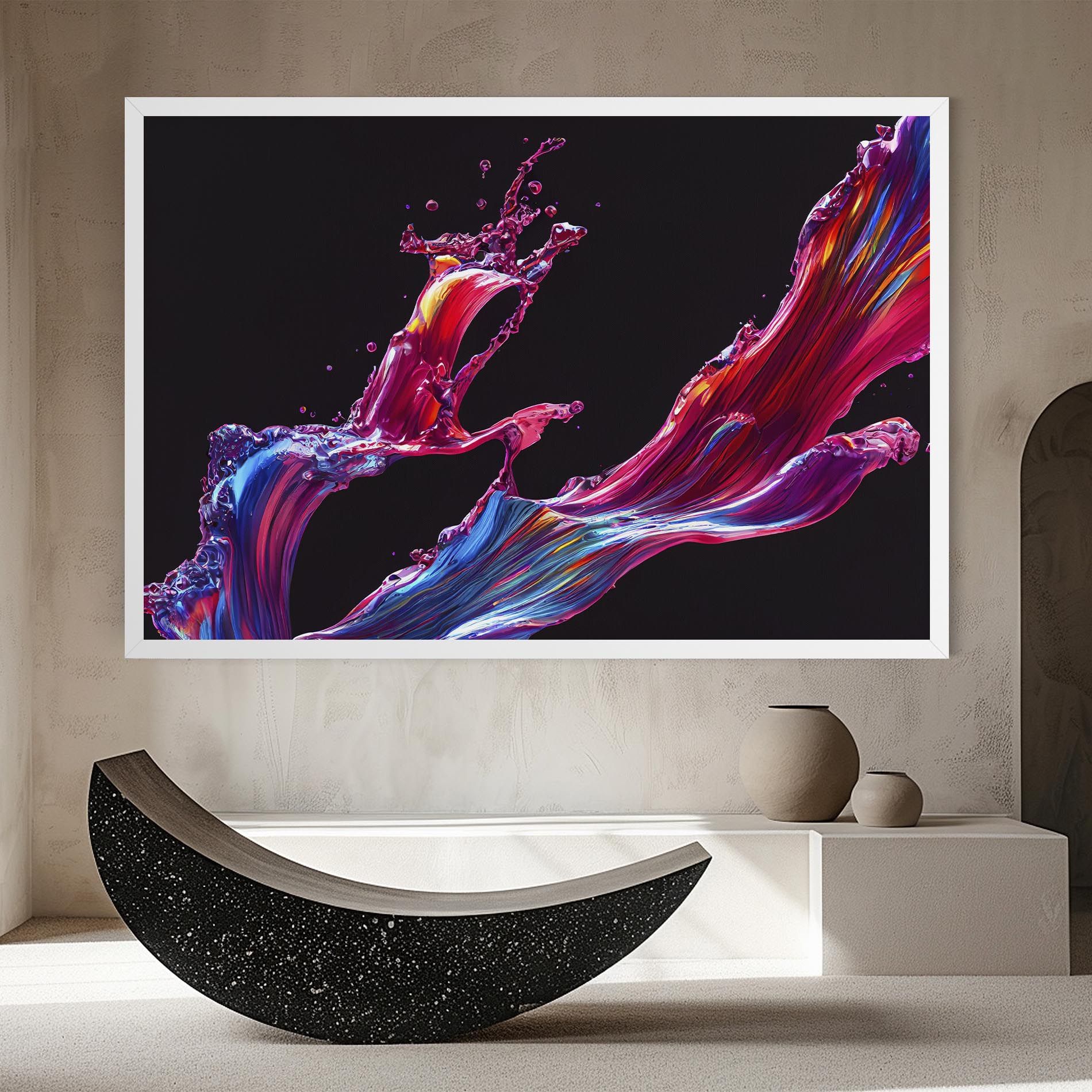 Purple Floating Paint mockup 8