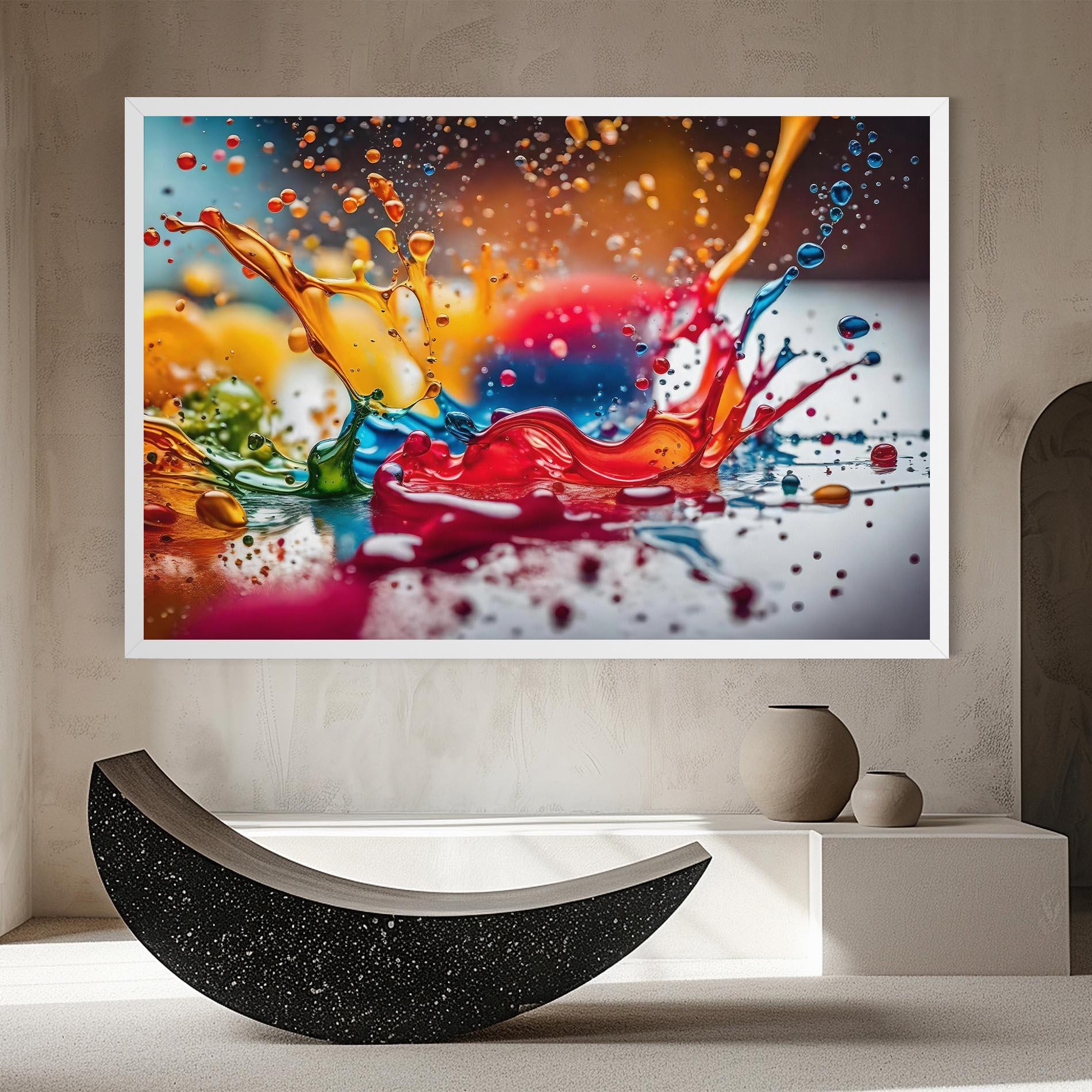 Tablou Canvas Water Color Splash mockup 8