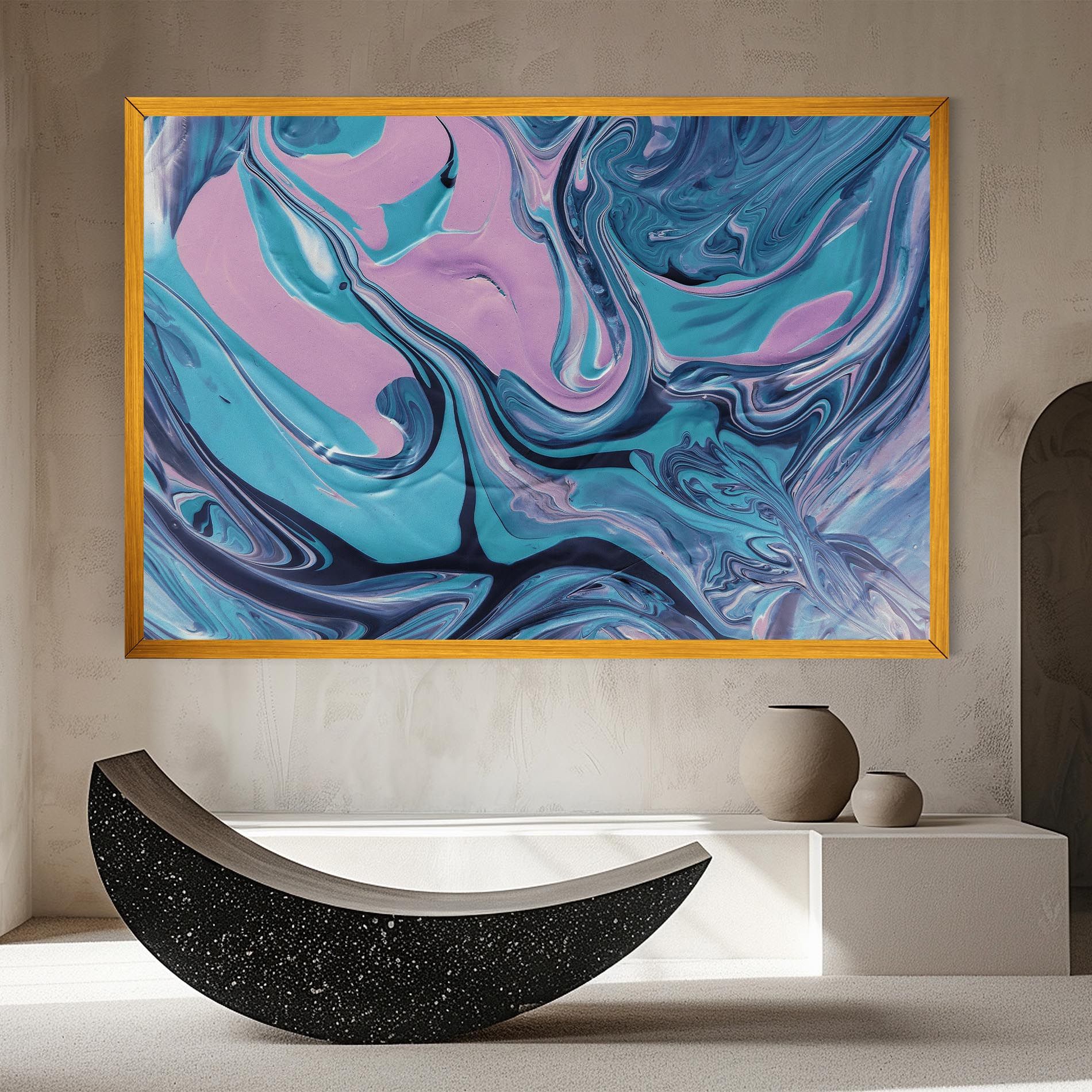 Abstract Blue And Pink mockup 8