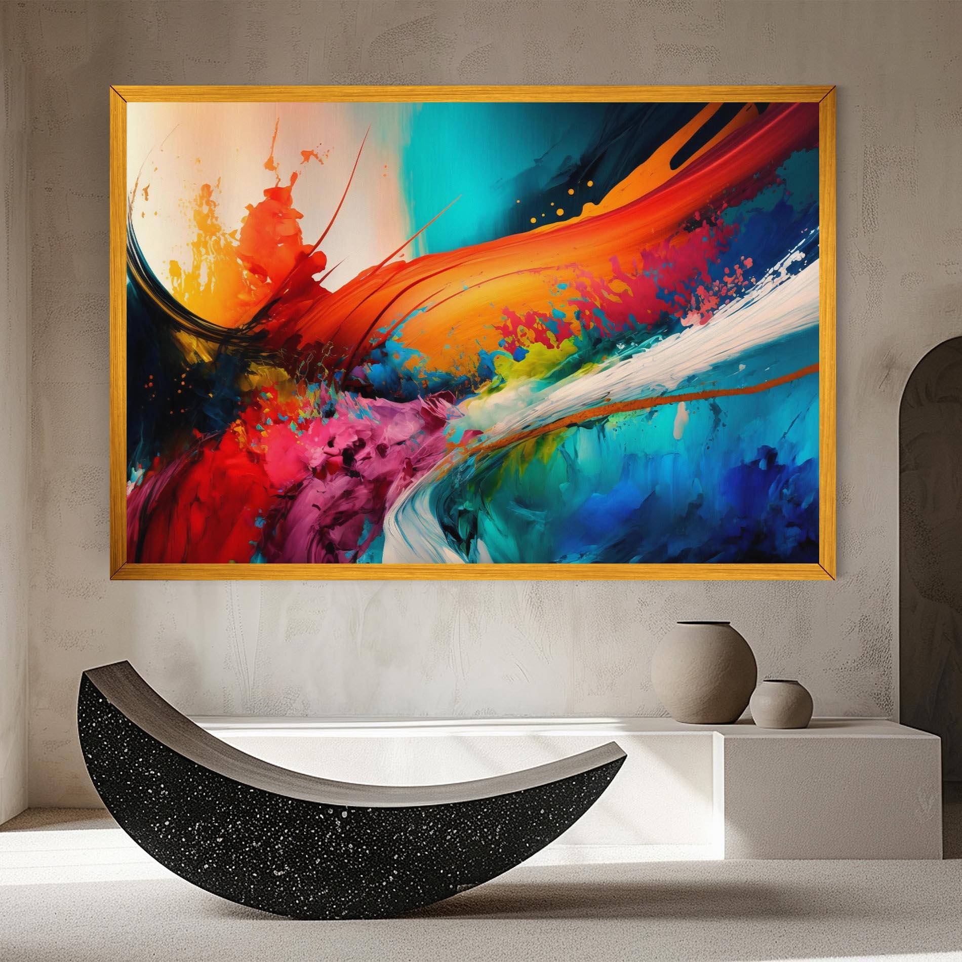 Tablou Canvas Art Brush Strokes mockup 8