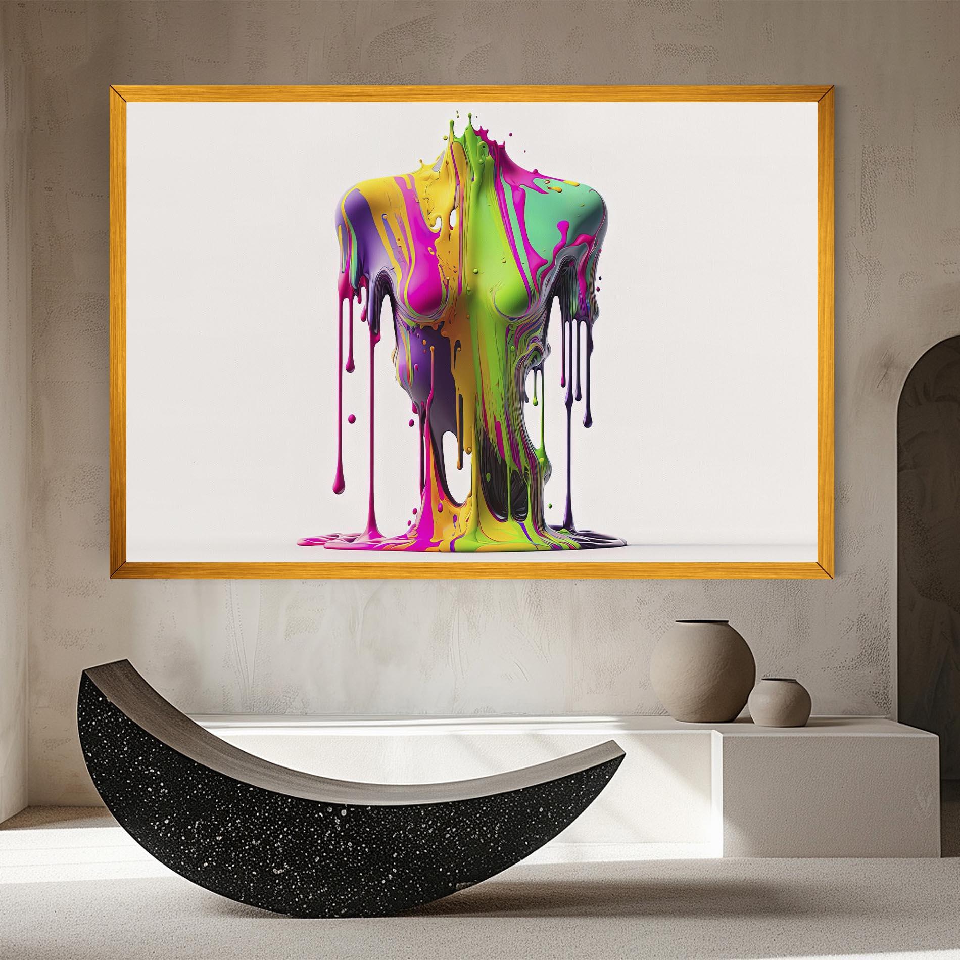 Tablou Canvas Colorful Body mockup 8