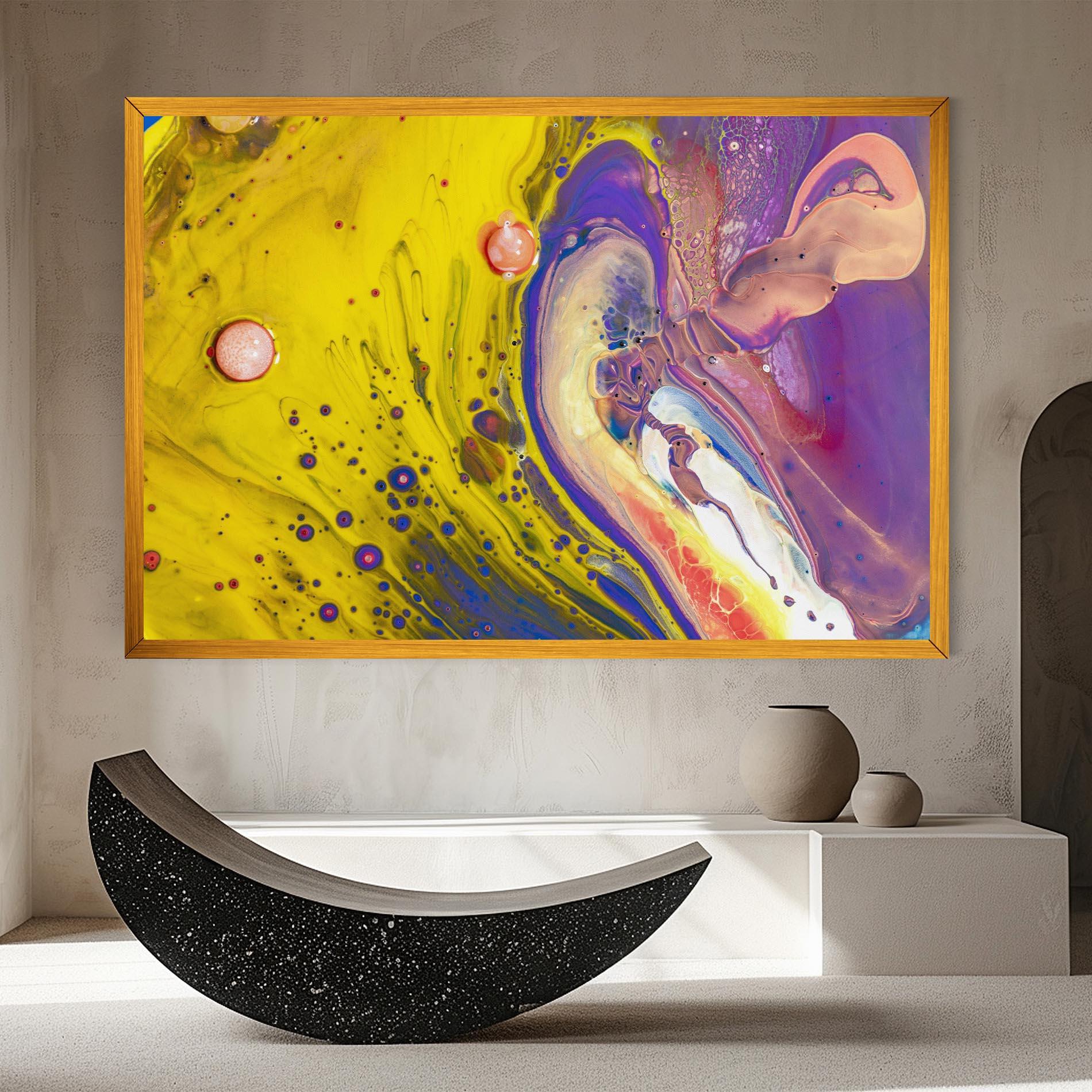 Tablou Canvas Colorful Liquid Marble mockup 8