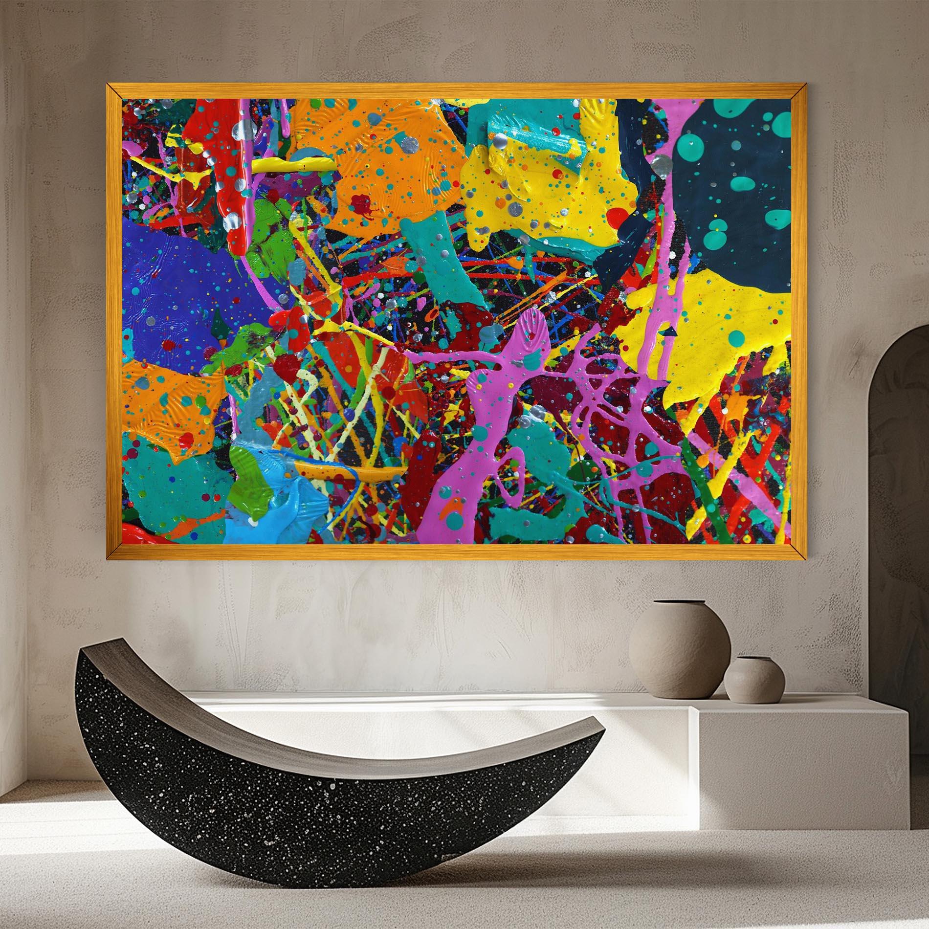 Tablou Canvas Dark Panorama mockup 8