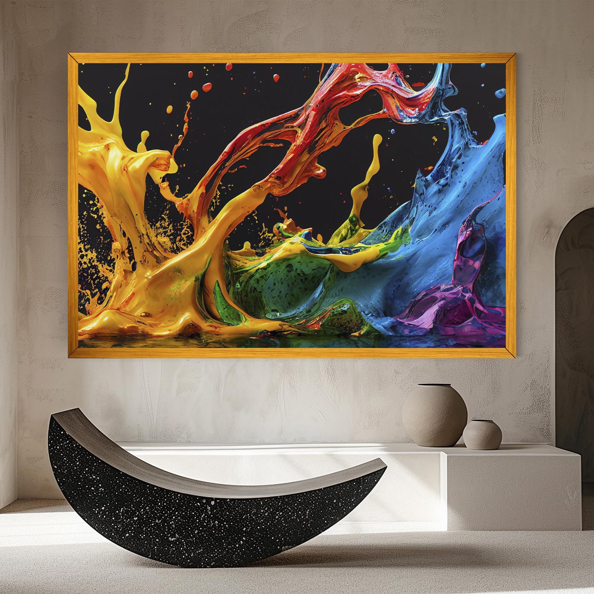 Floating Yellow Splay mockup 8