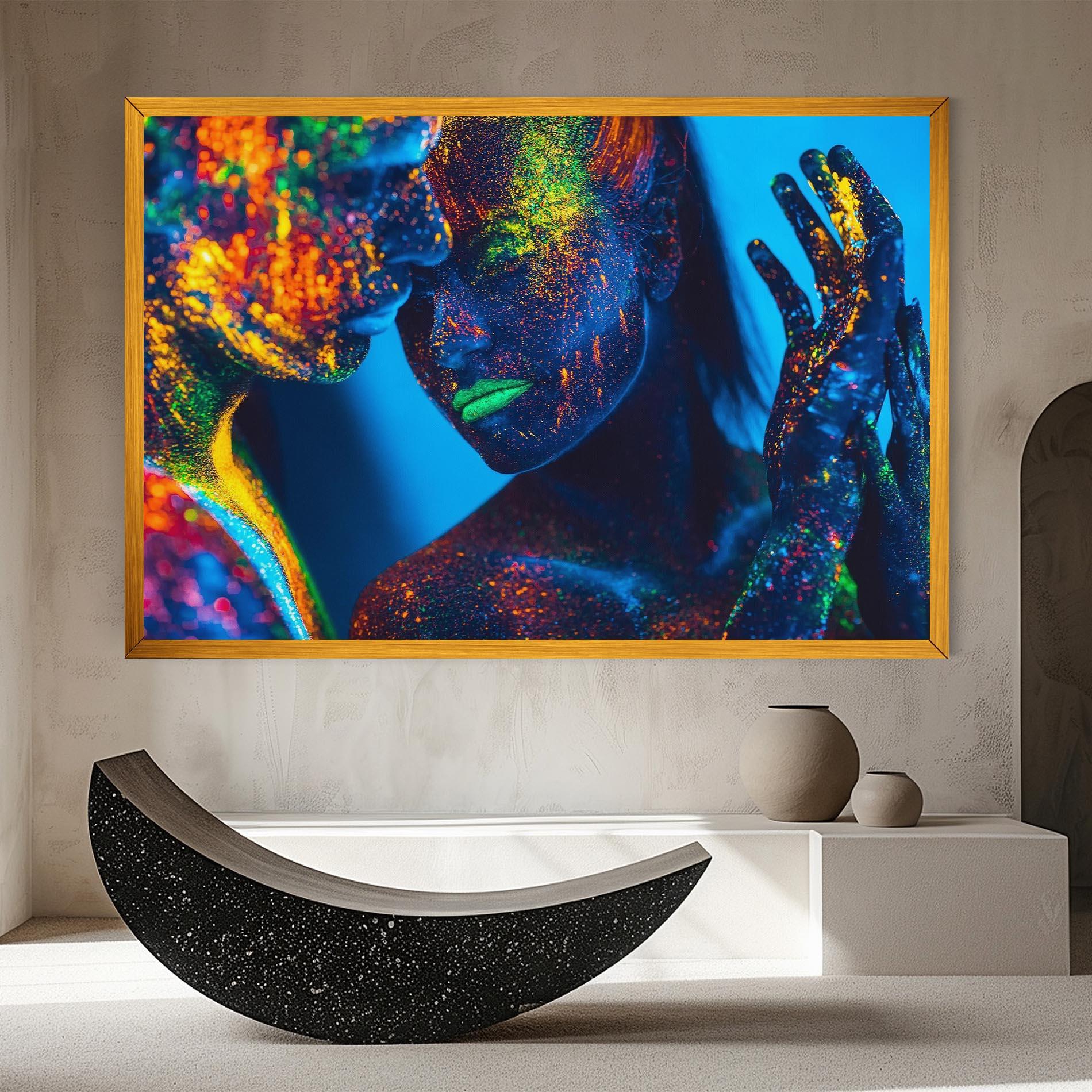 Tablou Canvas Fluorescent Couple mockup 8