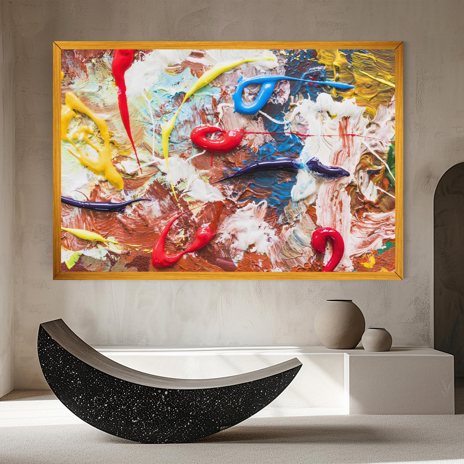 Tablou Canvas Paint Color mockup 8