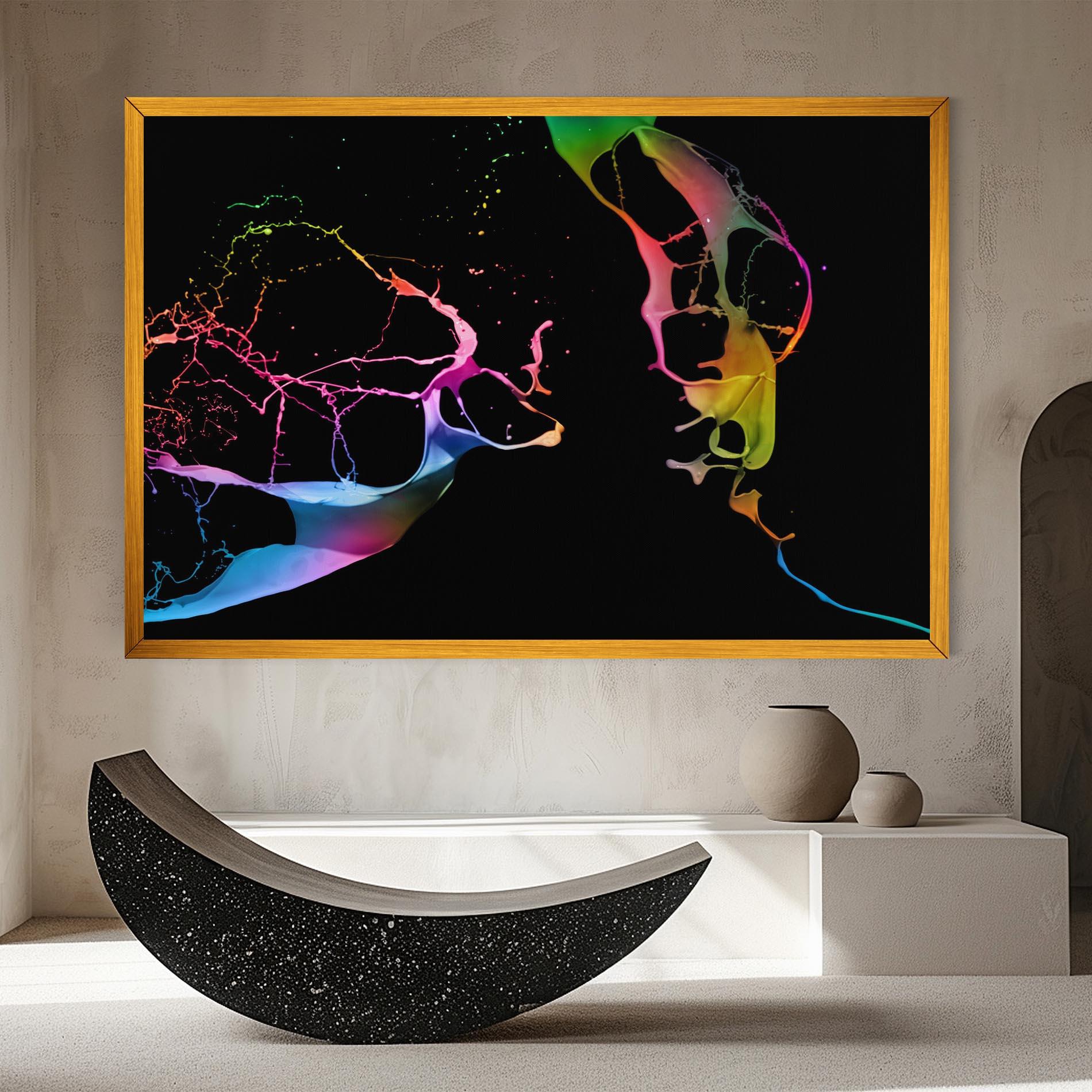 Tablou Canvas Paint Splashes mockup 8