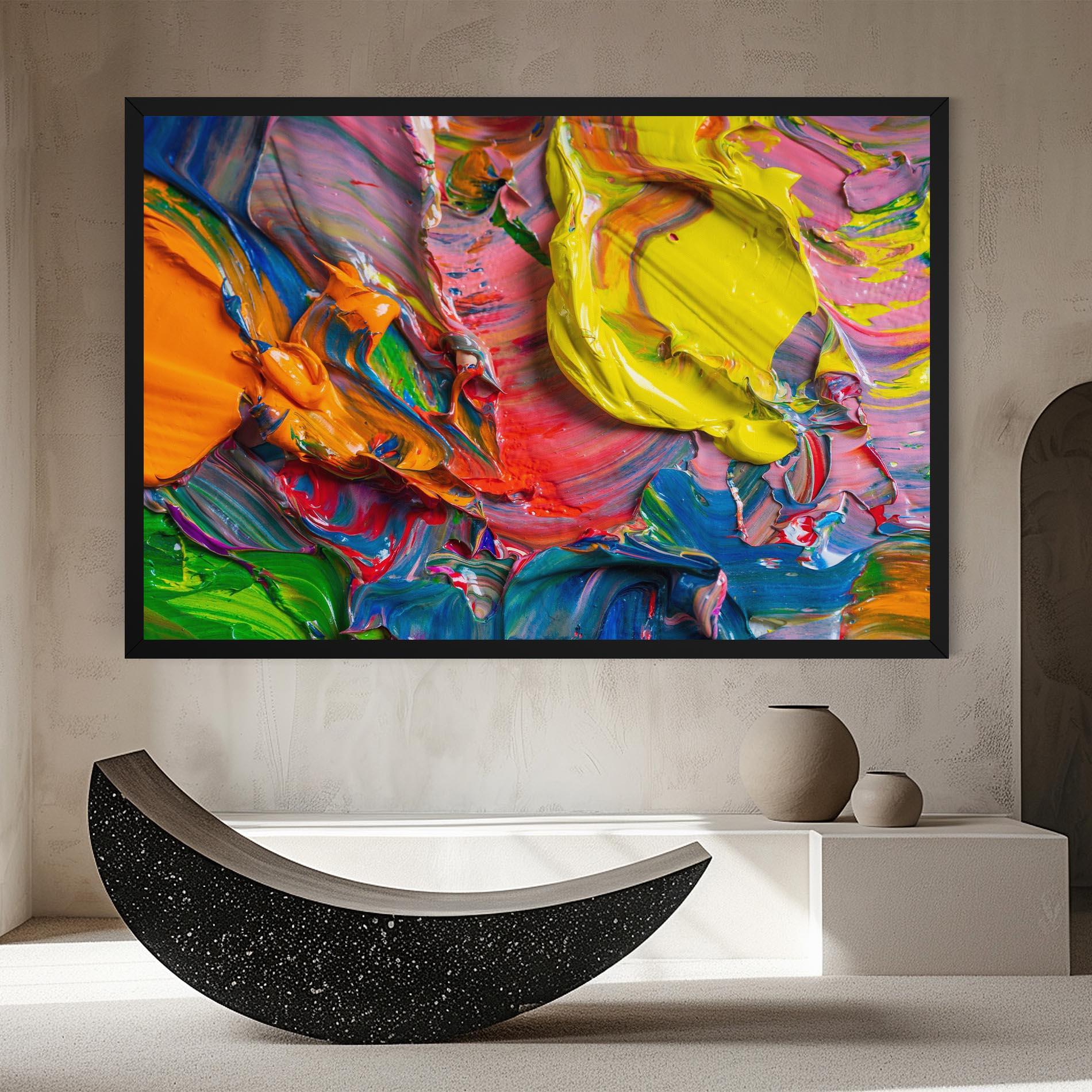 Tablou Canvas Bright Oil Colors mockup 8