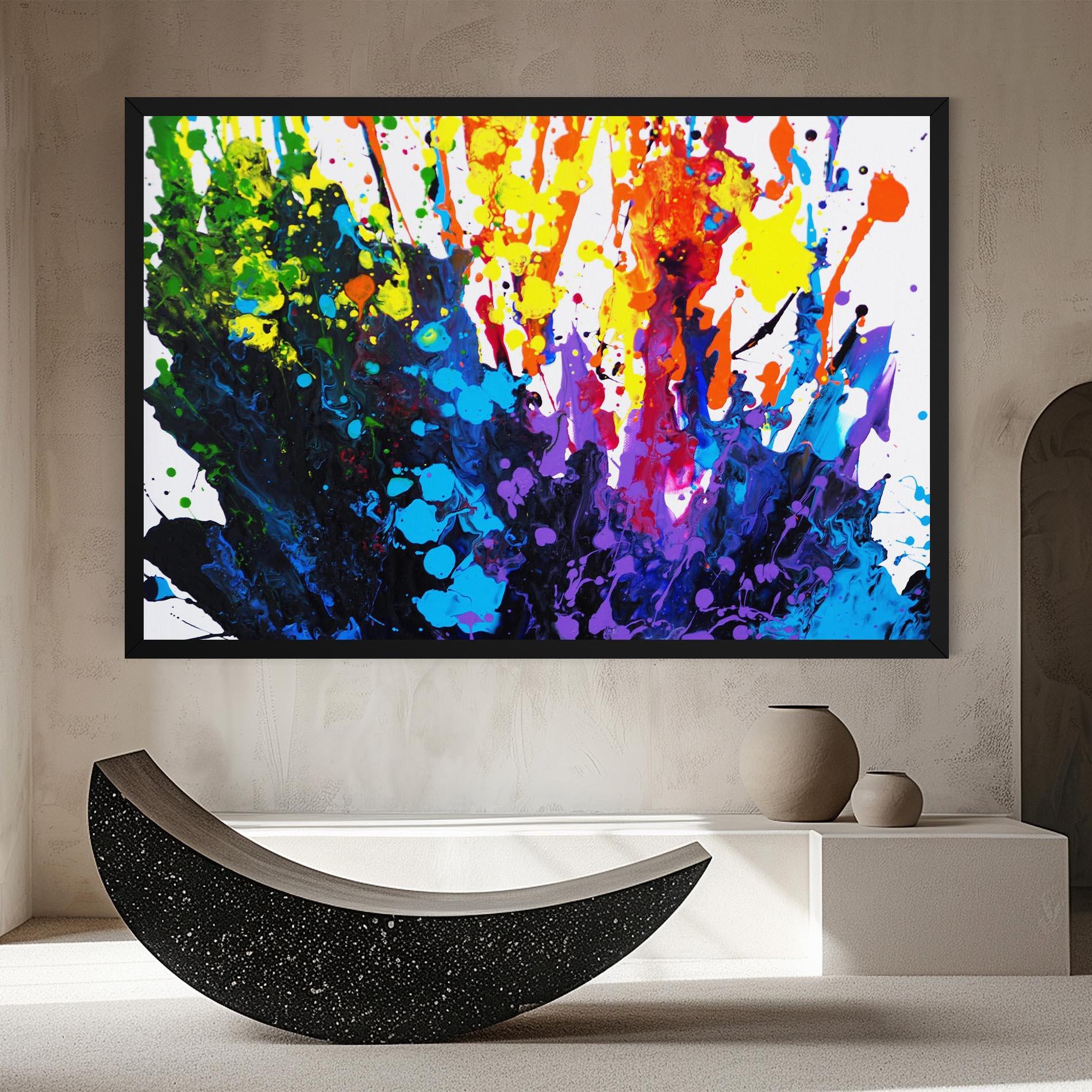 Tablou Canvas Color Splash 2d mockup 8