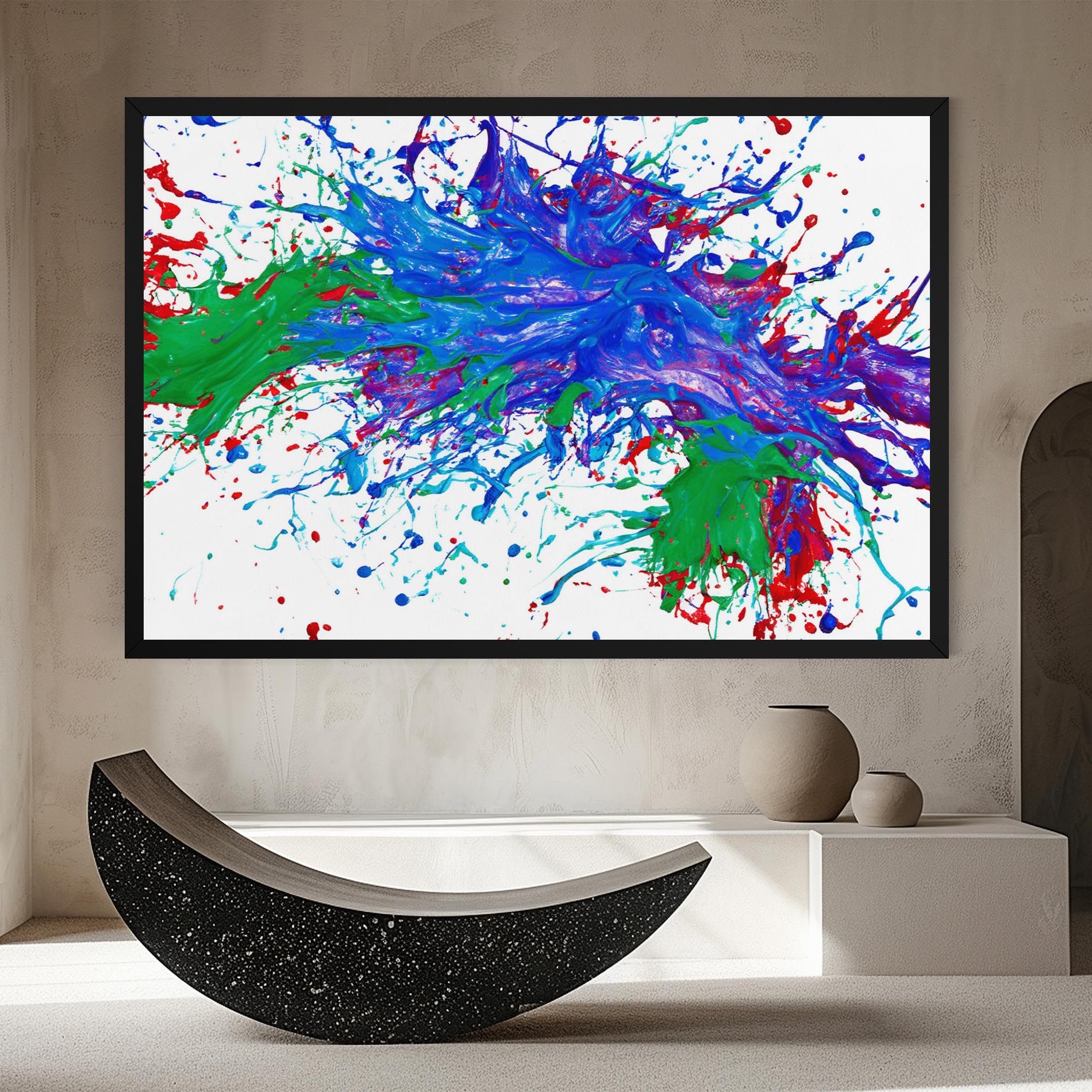 Colorful Blue Purple mockup 8