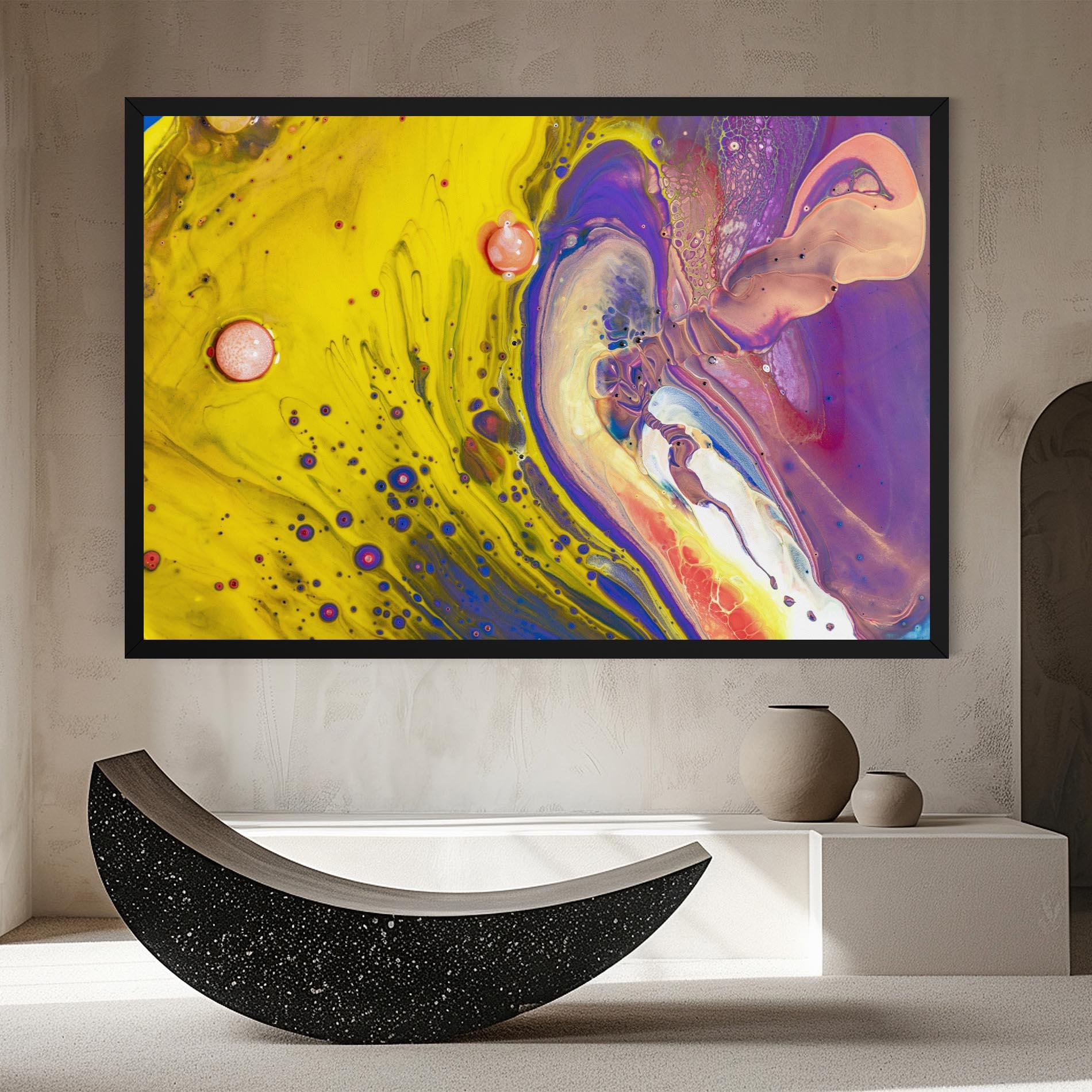 Tablou Canvas Colorful Liquid Marble mockup 8