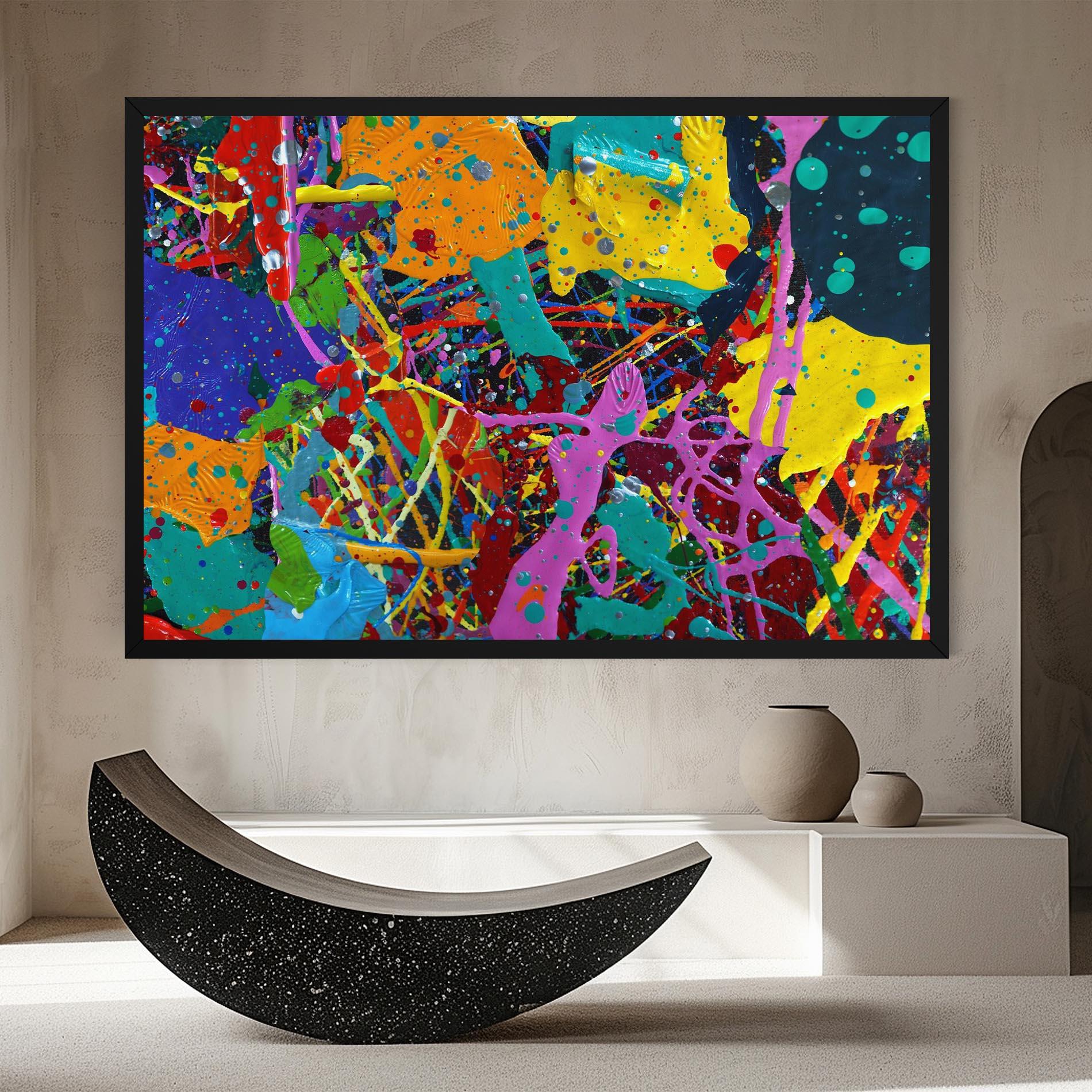 Tablou Canvas Dark Panorama mockup 8