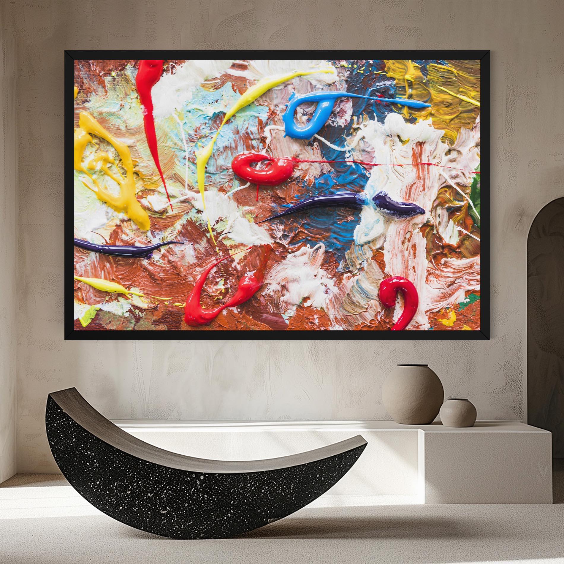 Tablou Canvas Paint Color mockup 8