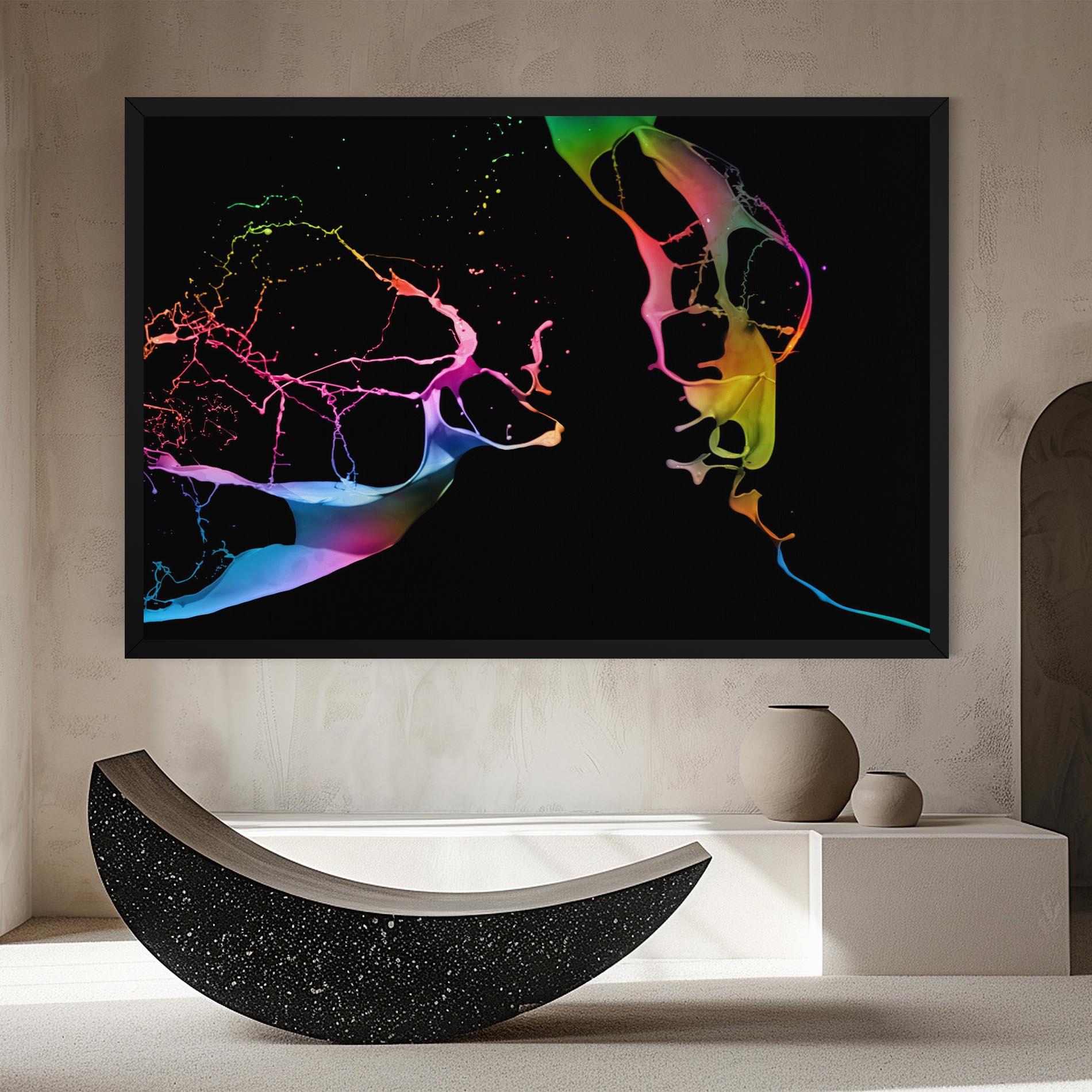 Tablou Canvas Paint Splashes mockup 8