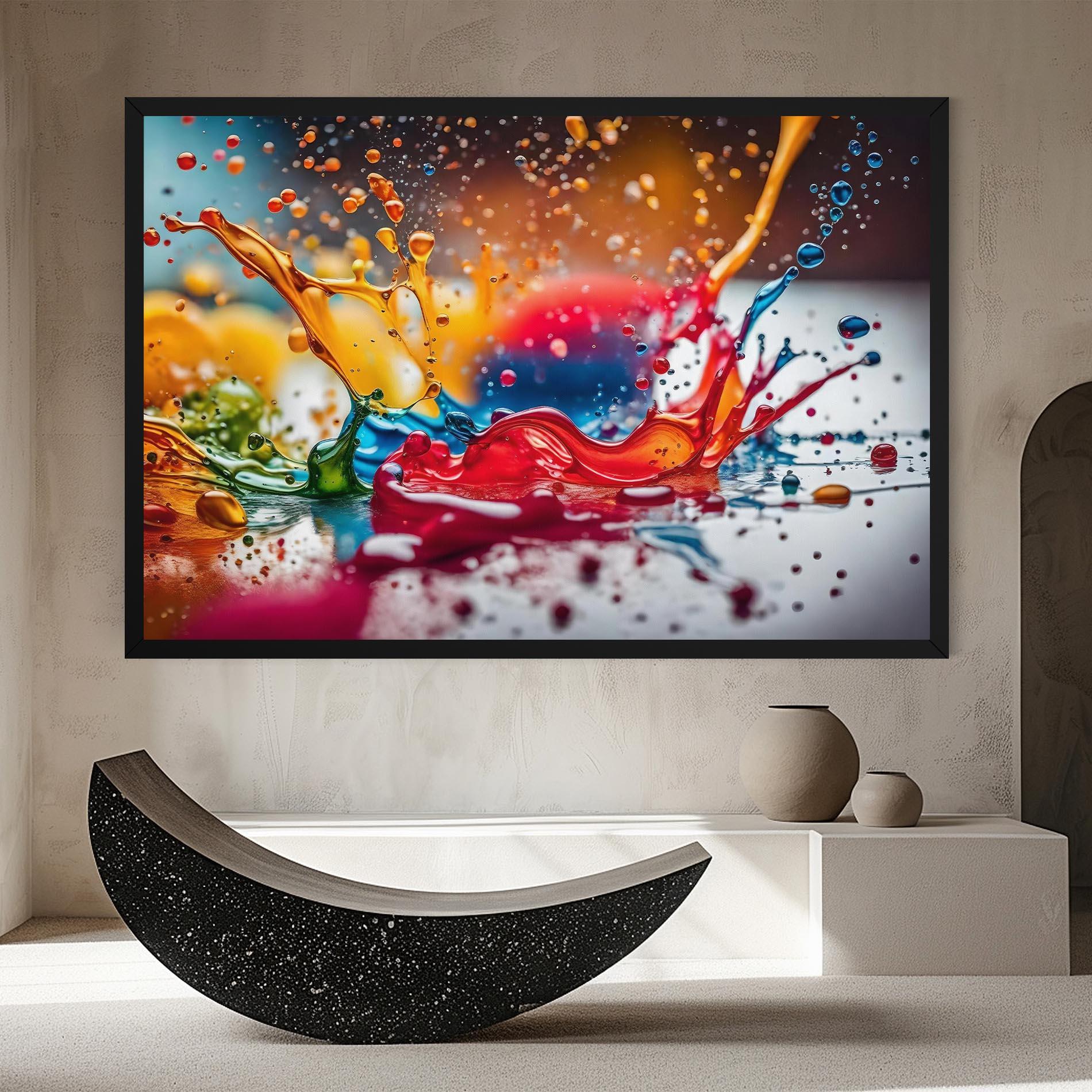 Tablou Canvas Water Color Splash mockup 8