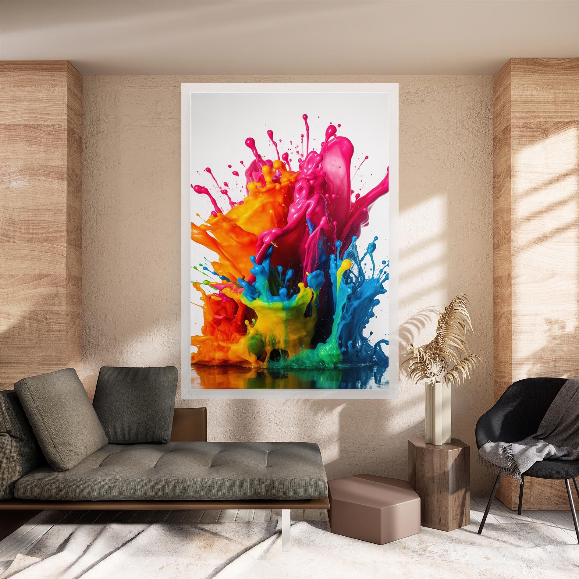 Colorful Explosion Paint mockup 8